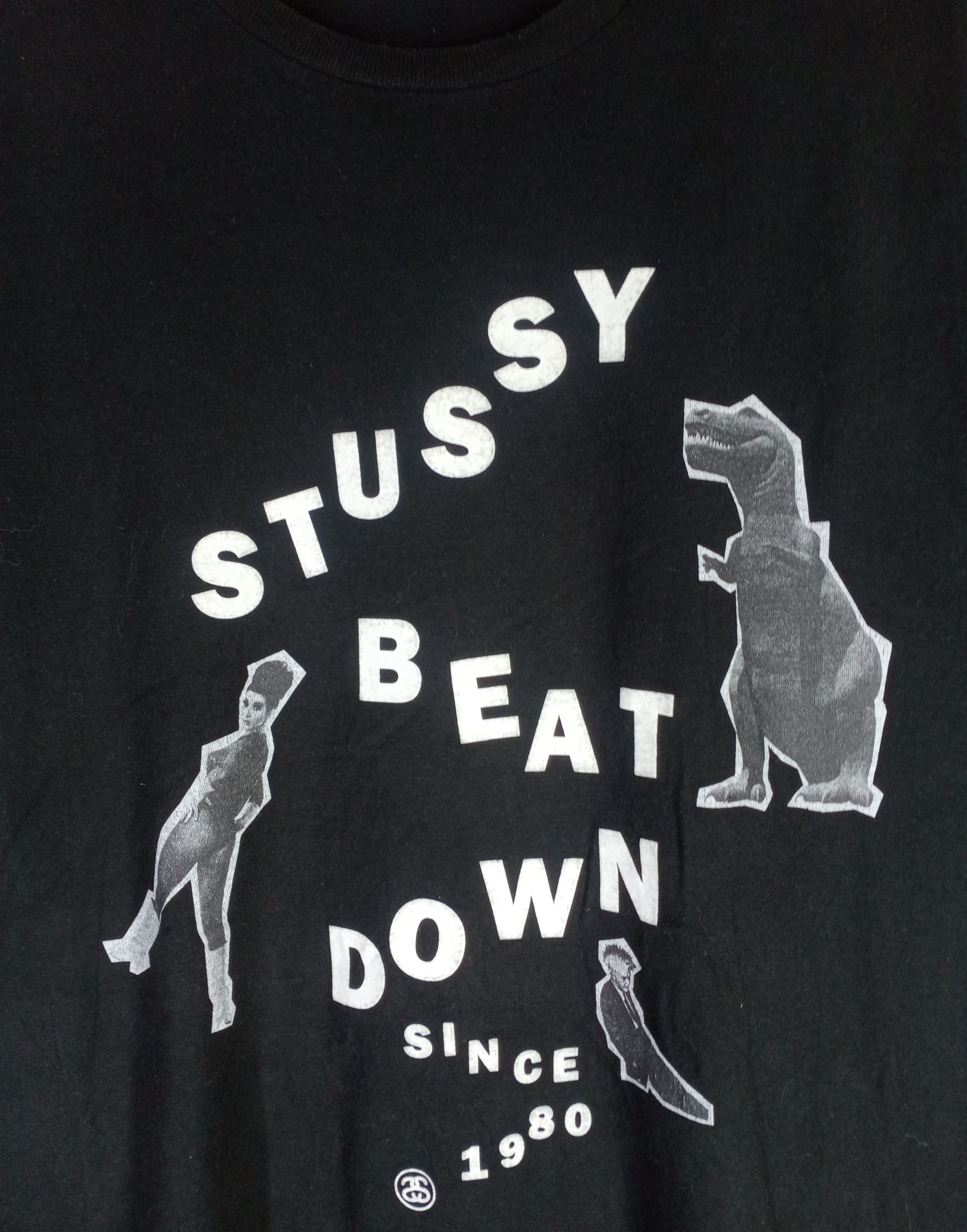 Stussy Rare Vintage Stussy Beatdown Since 1980 Tshirt Size US L / EU 52-54 / 3 - 2 Thumbnail