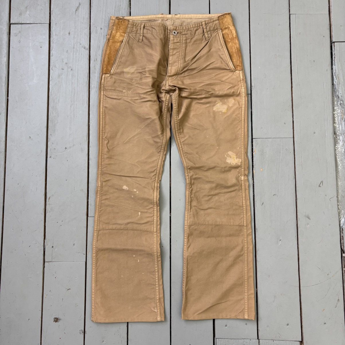 Isamu Katayama Backlash AW12 Bootcut Work Pants Size US 31 - 1 Thumbnail