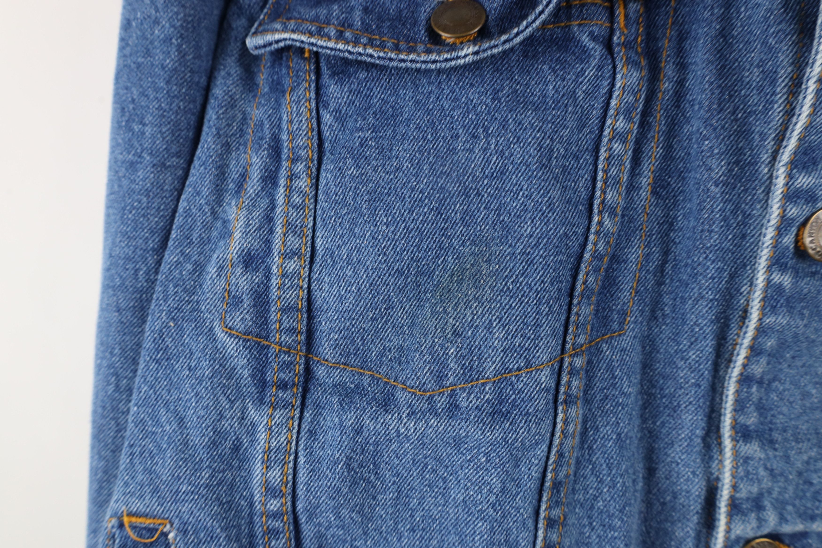 Vintage Vintage 90s Streetwear Denim Jean Trucker Jacket Blue Cotton Size US XL / EU 56 / 4 - 5 Thumbnail