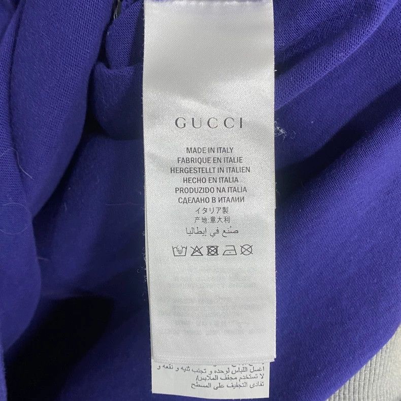 Gucci Gucci Square blue and white lapel long-sleeved Polo shirt Size US XXL / EU 58 / 5 - 5 Thumbnail