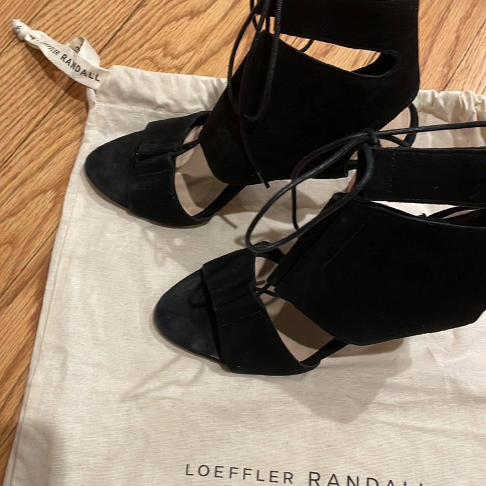 Loeffler Randall Loeffler Randall Scarlet black suede heels size 5B Size US 5 / IT 35 - 8 Thumbnail