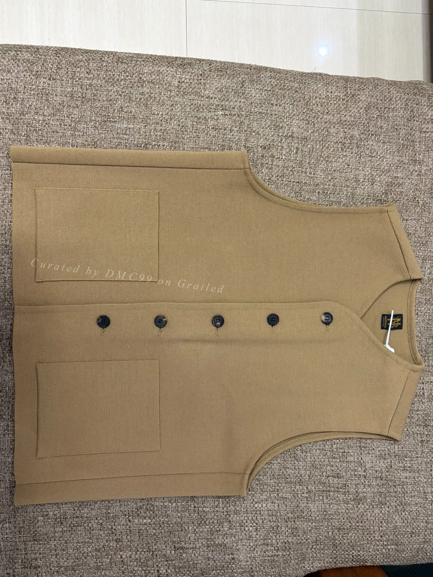 Batoner BATONER Ultra Twist Wool Milano Rib Vest Size US M / EU 48-50 / 2 - 1 Thumbnail