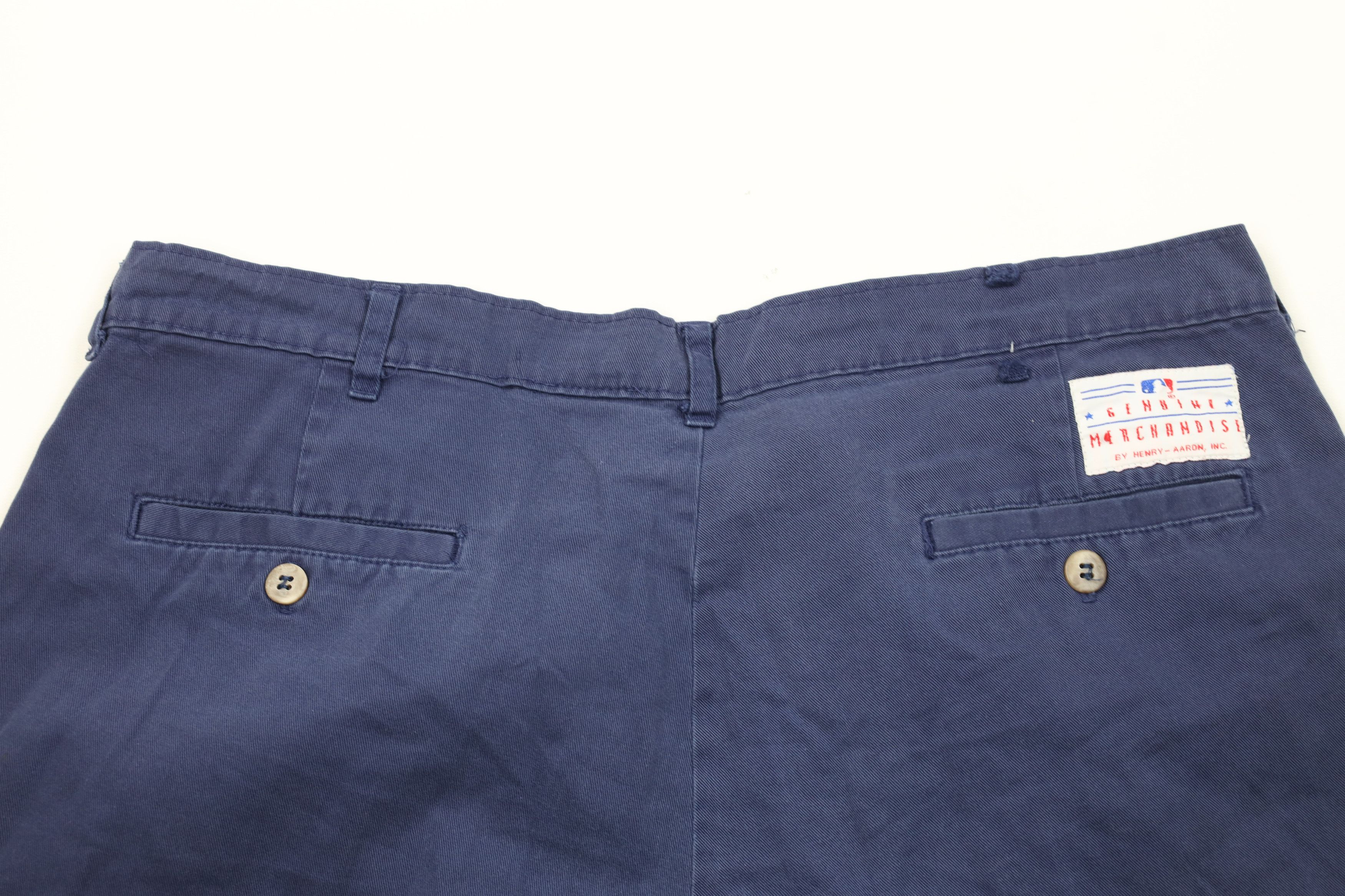 Vintage Vintage 90s Tigers Baseball Chino Golf Shorts Blue Cotton Size US 36 / EU 52 - 11 Thumbnail