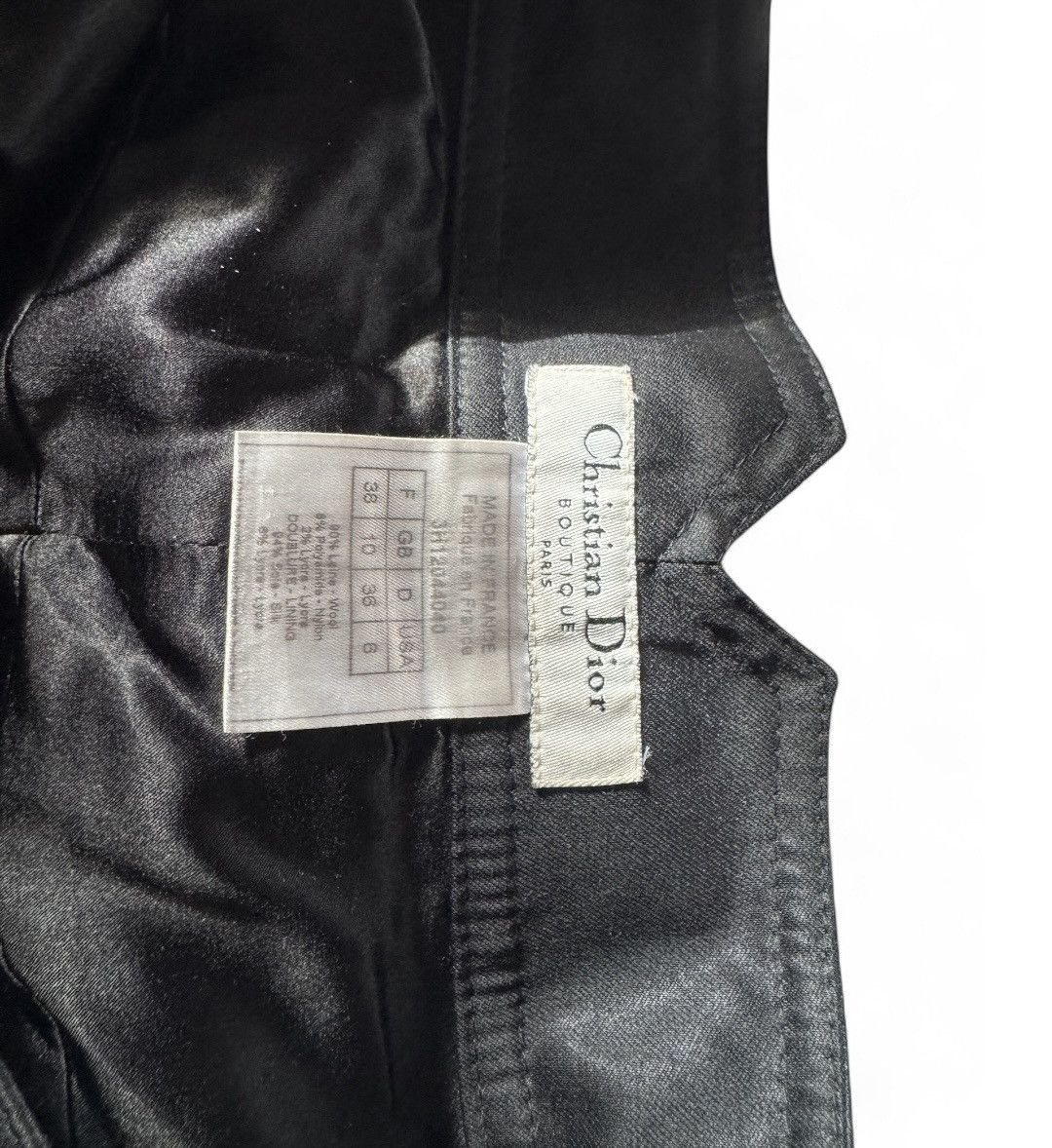 Dior Christian Dior by John Galliano FW03 Flared Bondage Pants Size 27" / US 4 / IT 40 - 4 Thumbnail