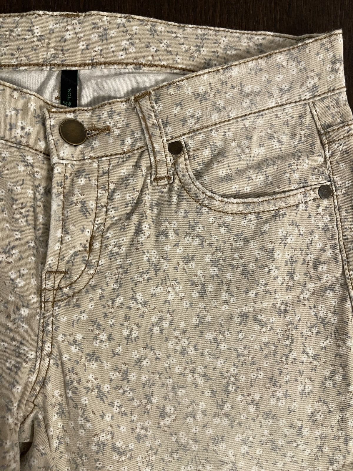 Benetton Benetton skinny blue jeans Size 27" / US 4 / IT 40 - 3 Thumbnail