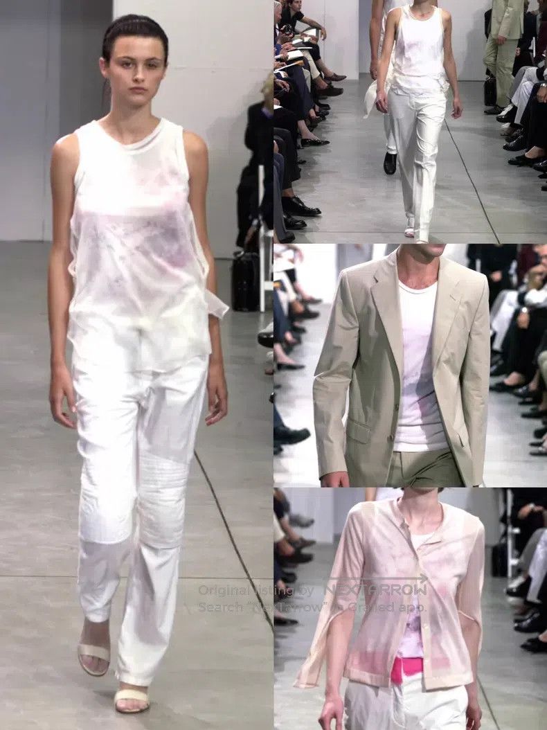 Helmut Lang Helmut Lang Special Cut Printed Short Sleeve Size M / US 6-8 / IT 42-44 - 9 Thumbnail