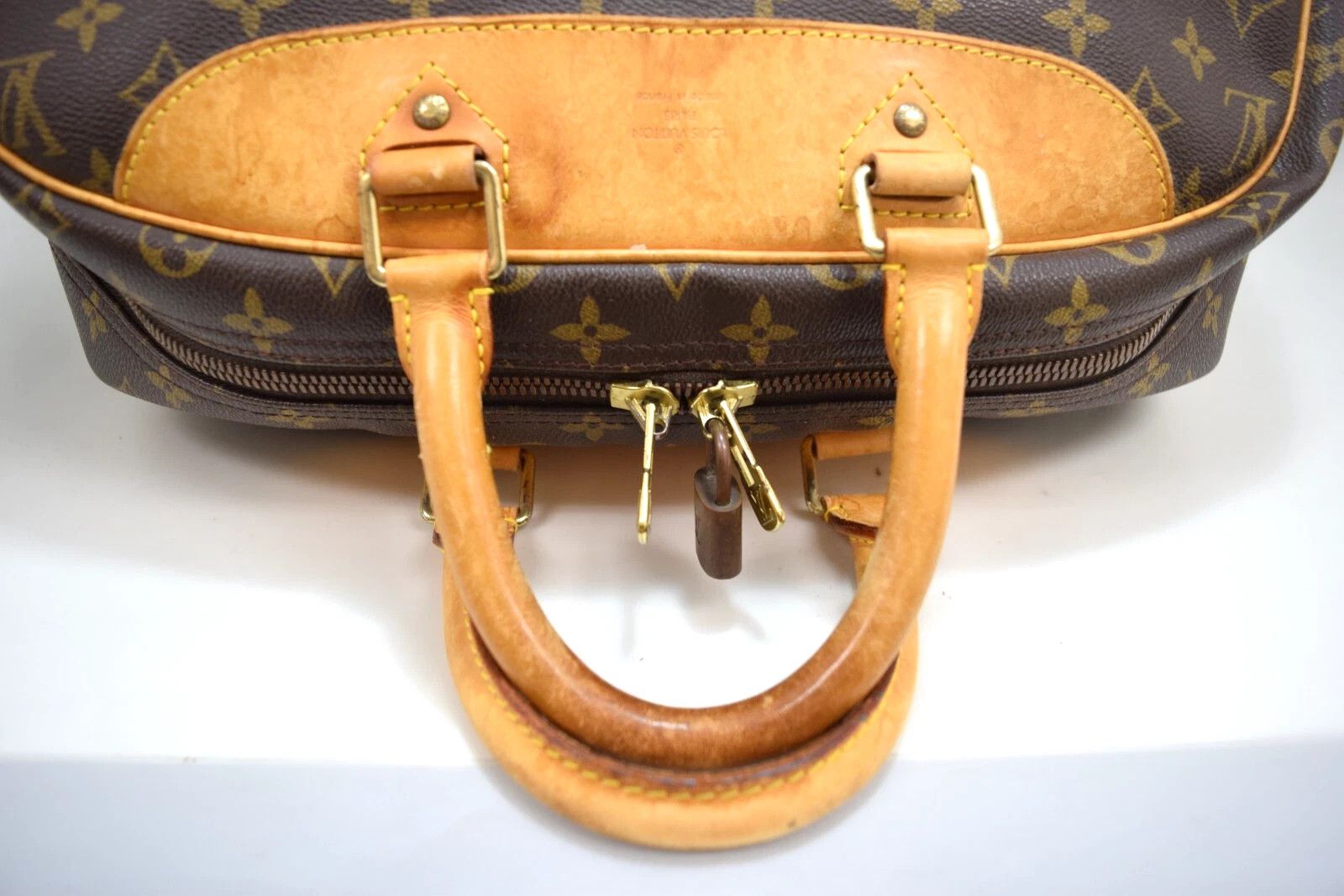 Louis Vuitton Auth Louis Vuitton Evasion Hand Bag Monogram Canvas M41443 Size ONE SIZE - 7 Thumbnail