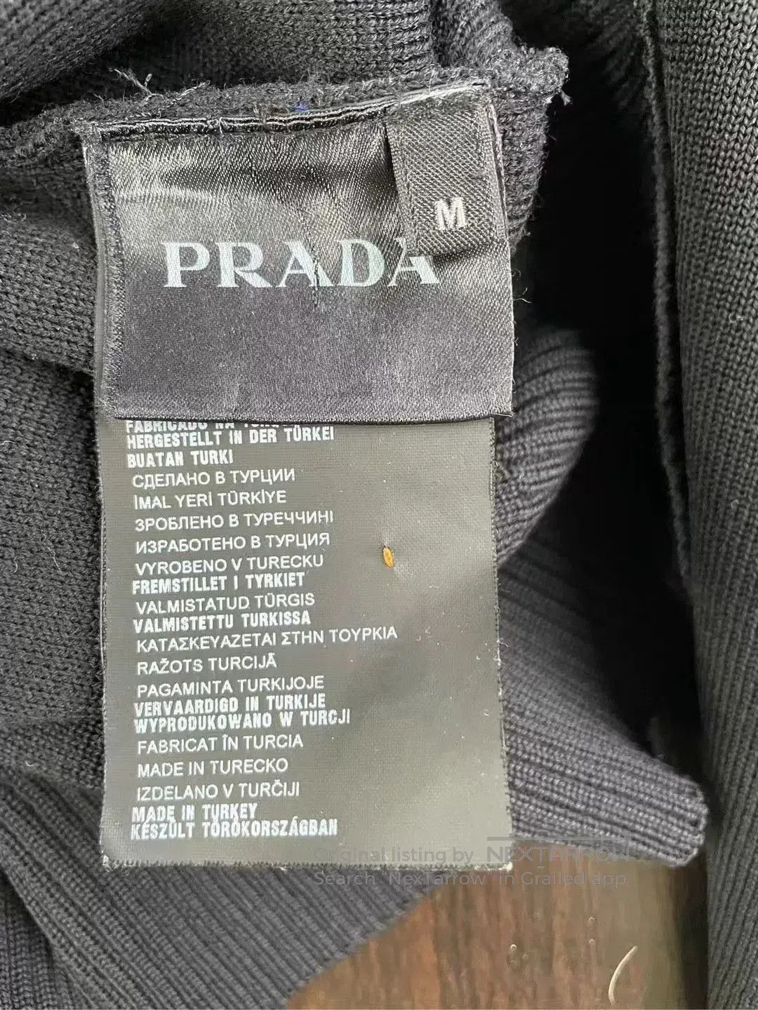Prada prada round neck knit sweater size m. Size US M / EU 48-50 / 2 - 3 Thumbnail