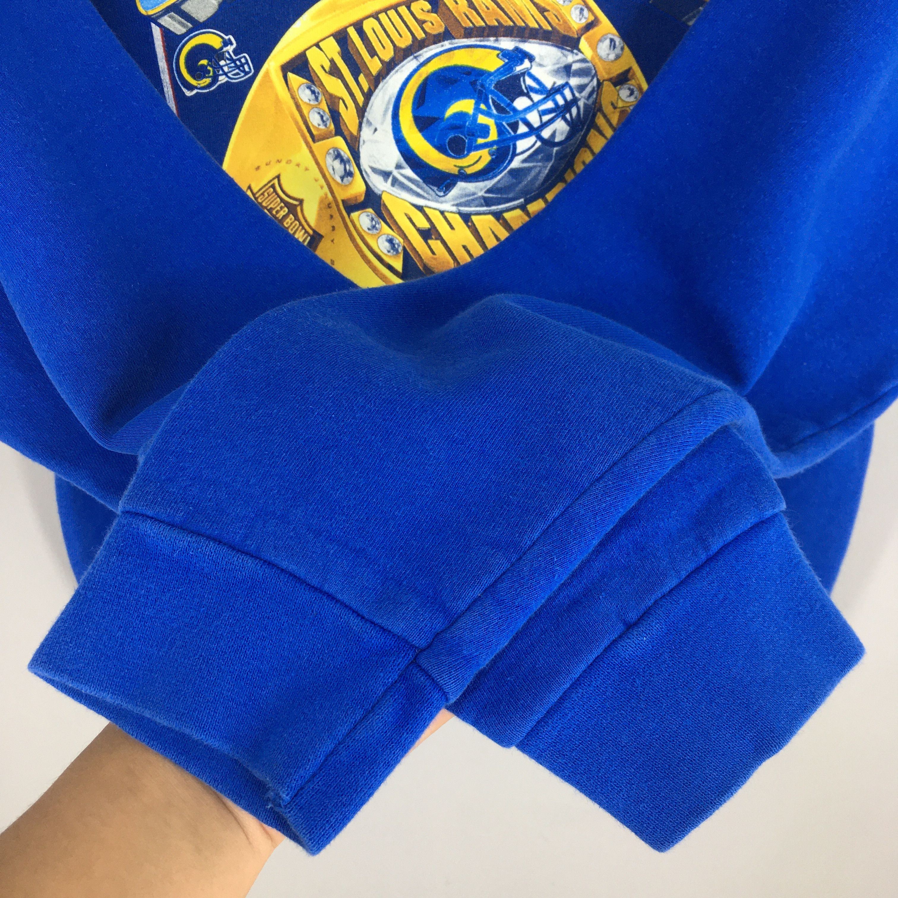 NFL × Vintage Vintage St. Louis Rams Football NFL Sweatshirt Large Size US L / EU 52-54 / 3 - 4 Thumbnail