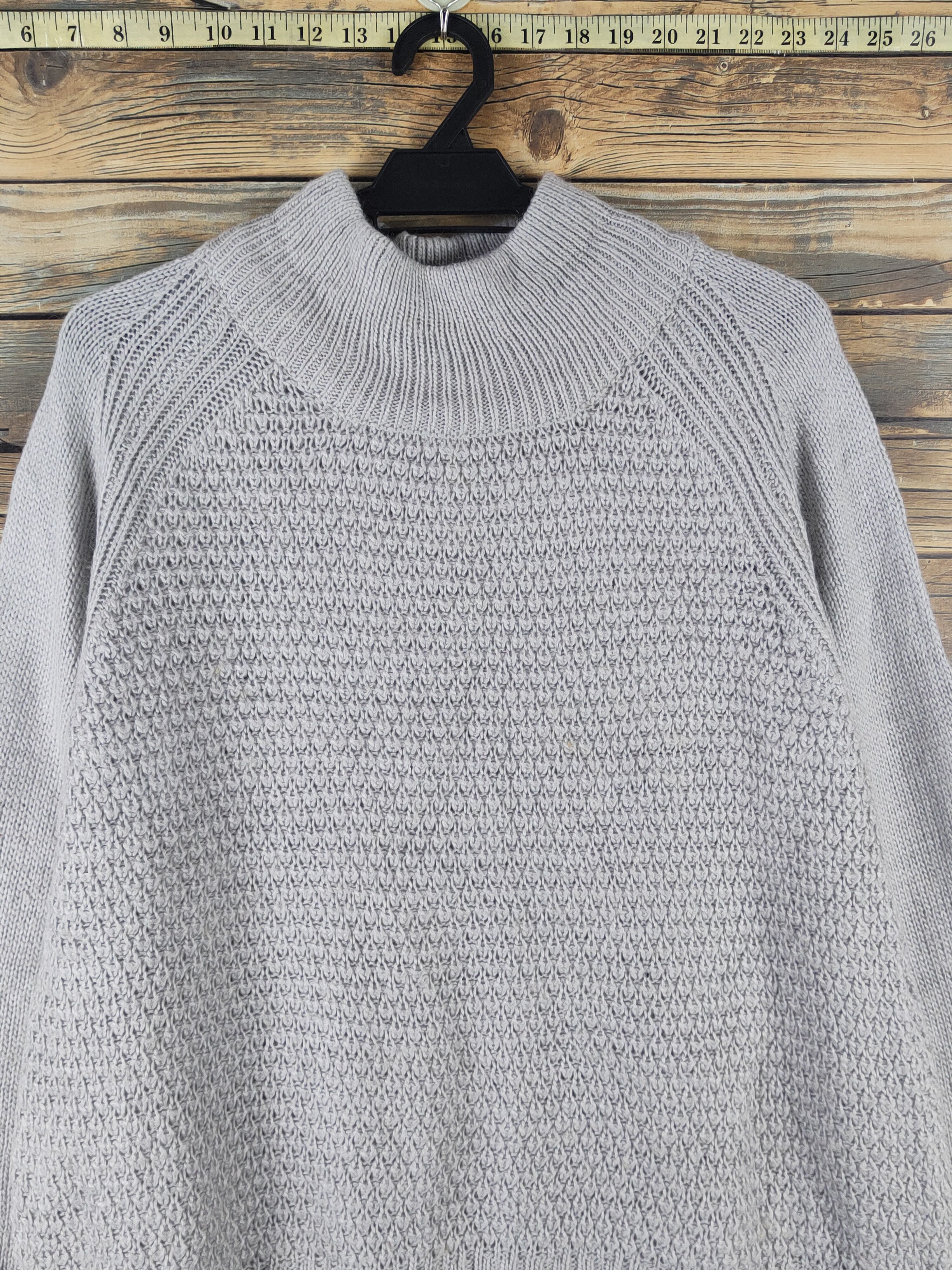 Japanese Brand × Vintage Topvalu Gray Knitwear Sweatshirts #W1764 Size L / US 10 / IT 46 - 2 Thumbnail
