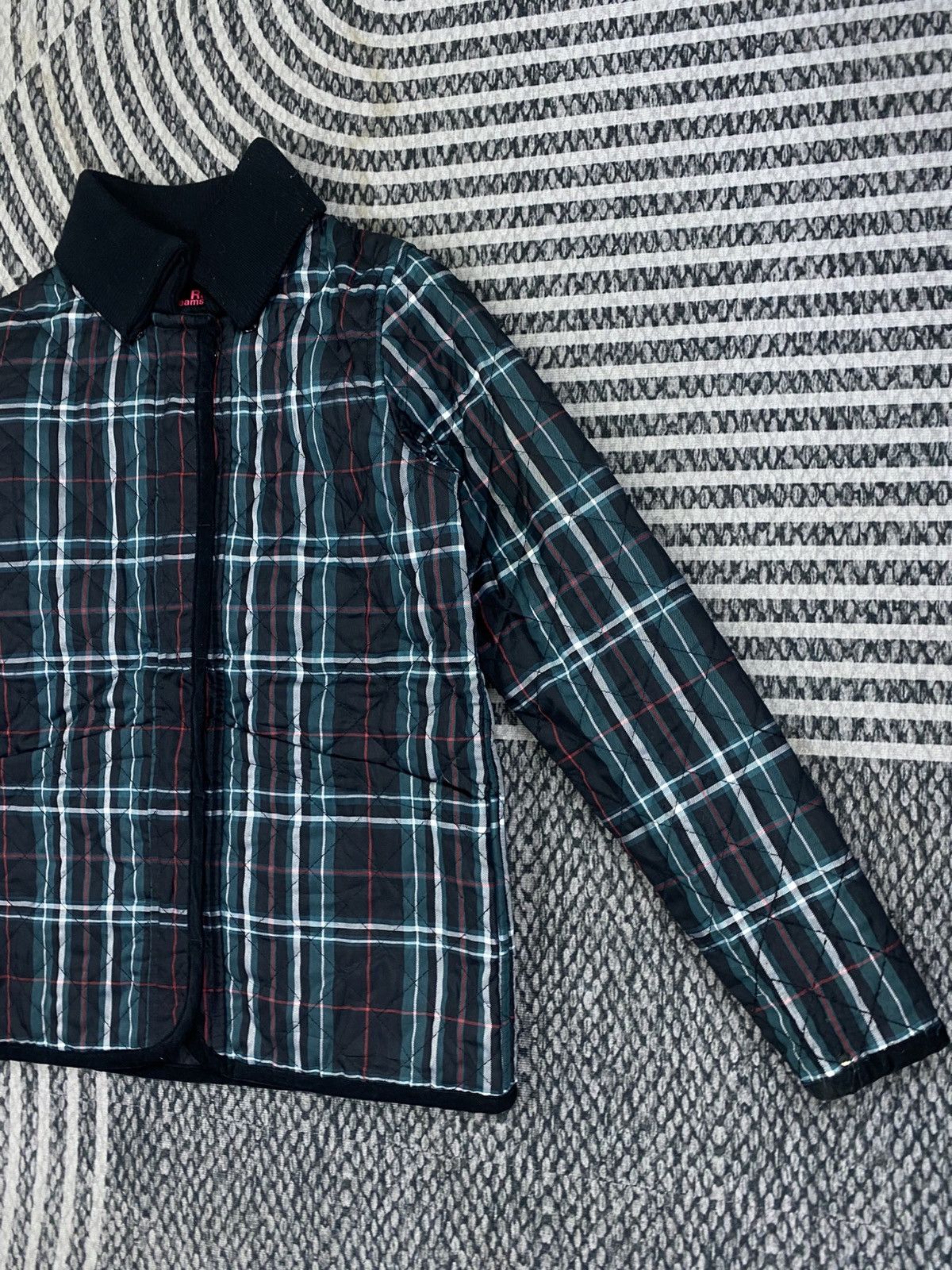 Beams Plus Vintage Ray Beams Green Checked Quilted Jacket Size US S / EU 44-46 / 1 - 4 Thumbnail