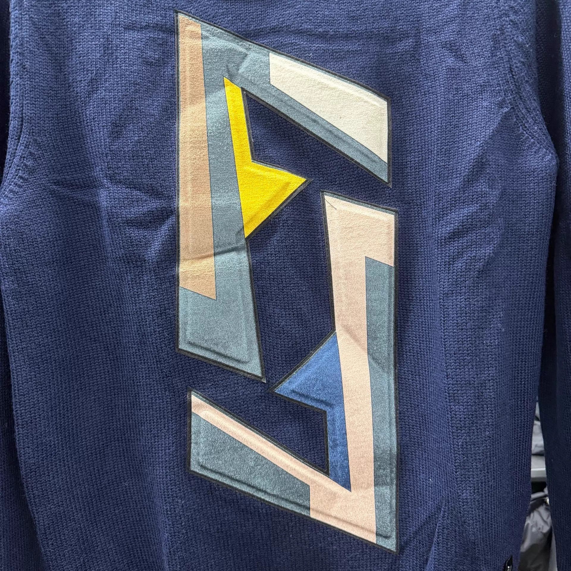 Fendi FENDI Double F Logo knit cashmere sweater 46 Size US S / EU 44-46 / 1 - 3 Thumbnail
