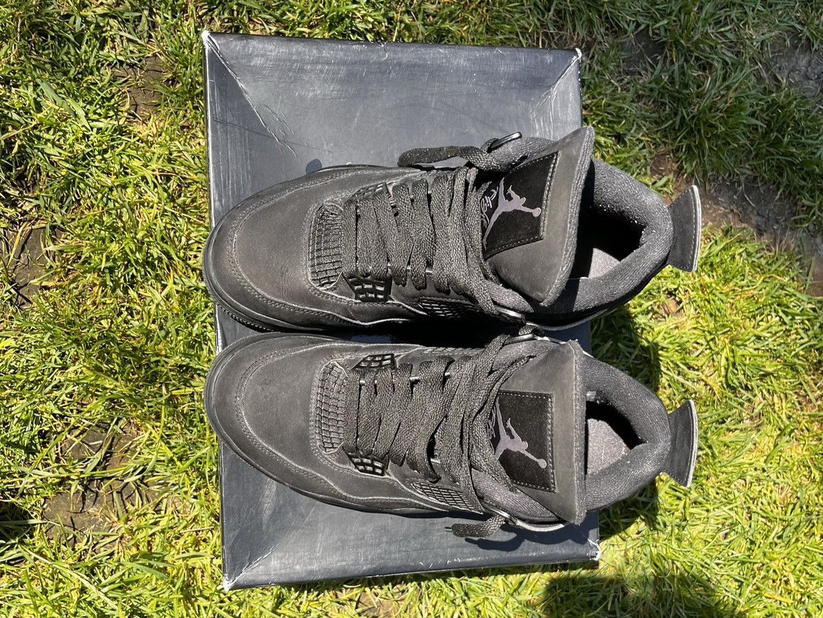 Jordan Brand × Nike Jordan 4 rétro Black Cat (2020) Size US 7.5 / EU 40-41 - 4 Thumbnail