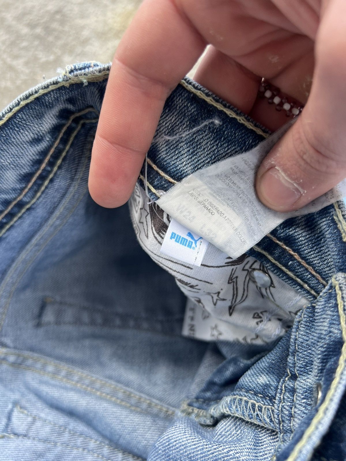 Evisu × Puma Evisu x Puma Jeans big logo Rare evisu jeans Size 28" / US 6 / IT 42 - 14 Thumbnail