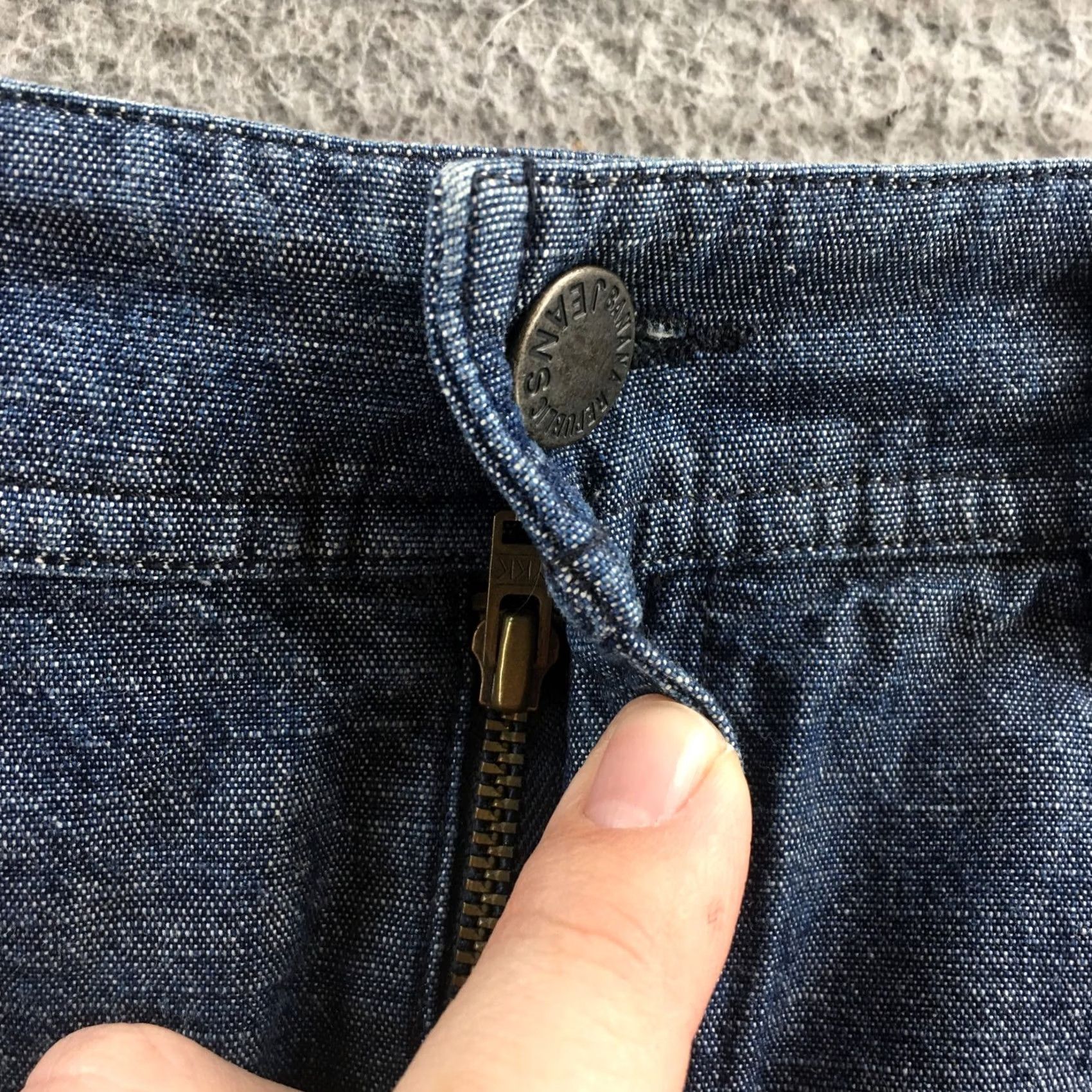 Banana Republic Banana Republic Denim A Line Skirt Womens 2 Blue Denim Zip Fly Pockets Casual Size 26" / US 2 / IT 38 - 4 Thumbnail