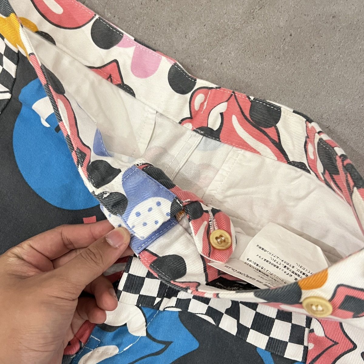 Comme des Garcons Homme Plus × The Rolling Stones SS06 Comme Des Garcons Rolling Stones Patchwork Pants Size US 31 - 3 Thumbnail