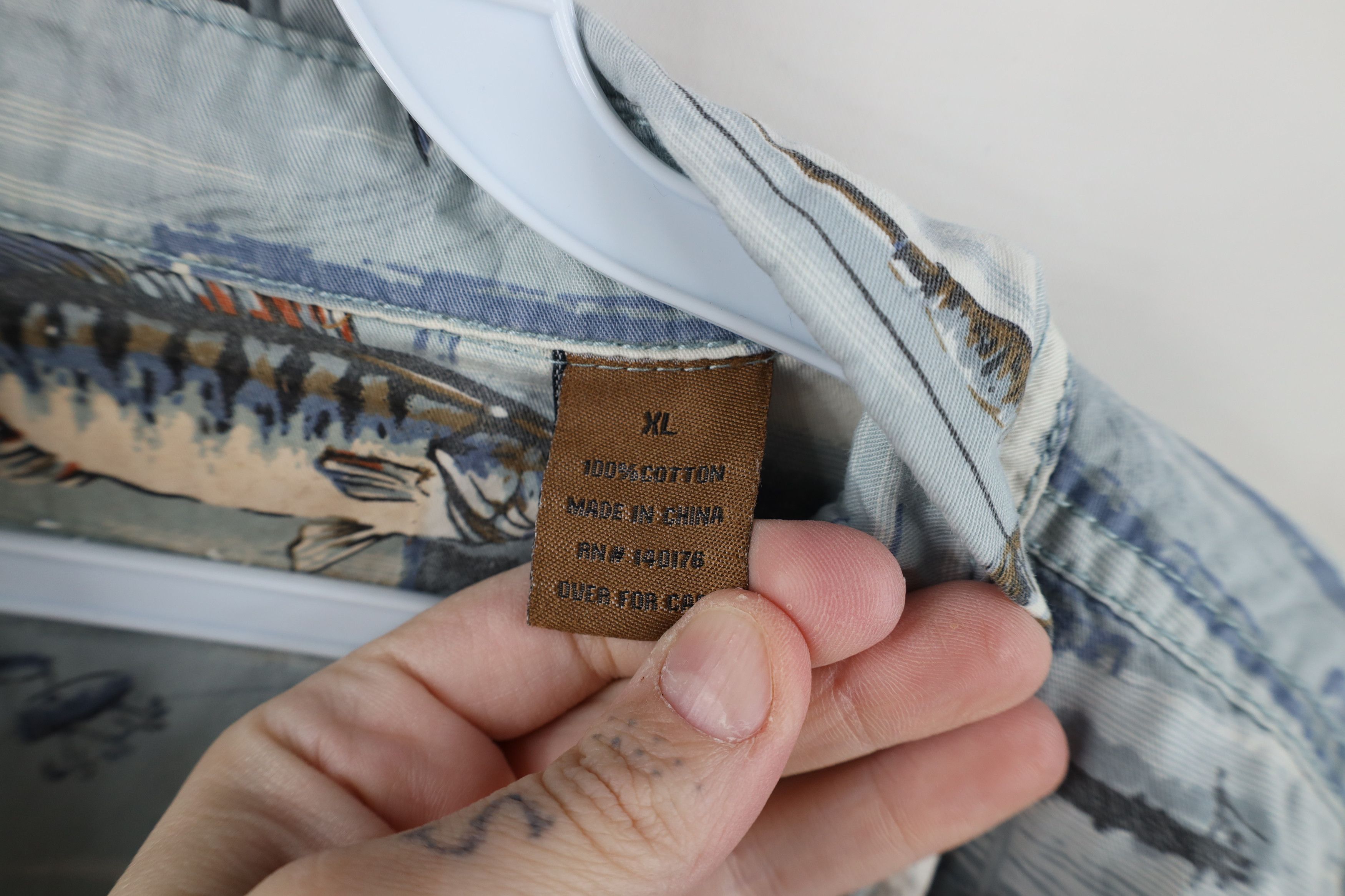 Vintage Vintage 90s Y2K Streetwear All Over Print Button Shirt Size US XL / EU 56 / 4 - 10 Thumbnail