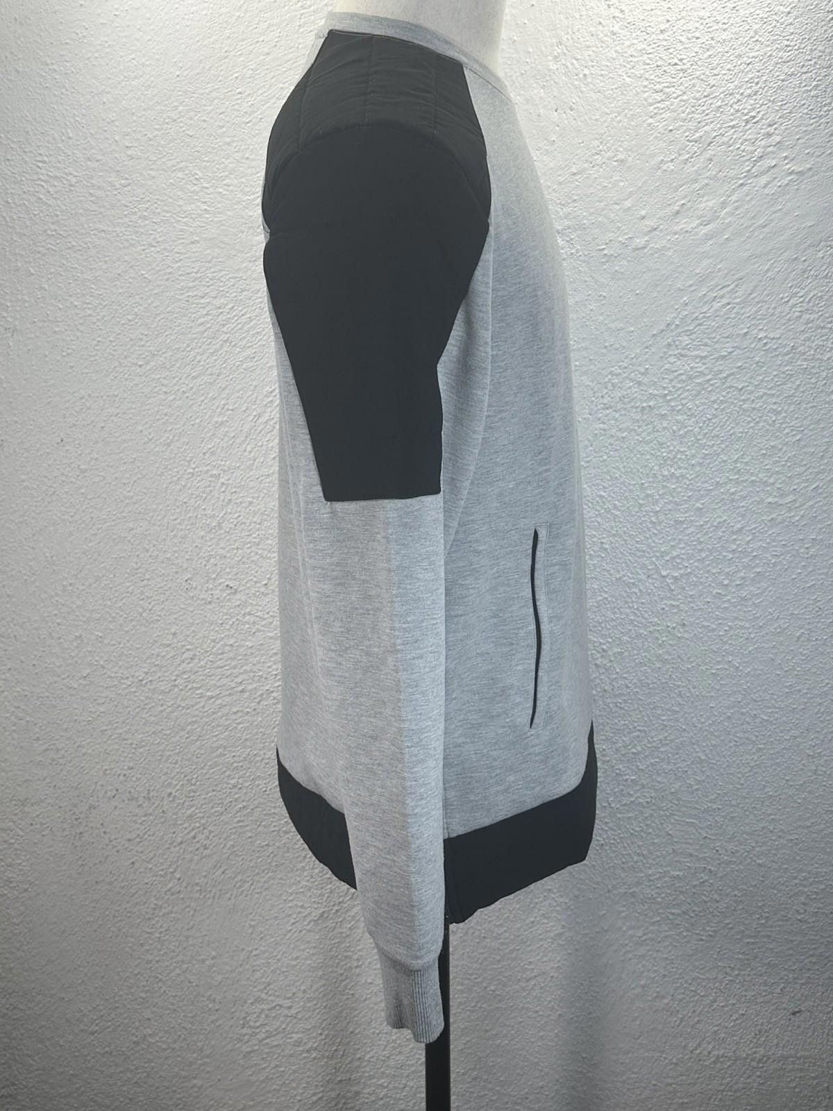 Karl Lagerfeld Karl Lagerfeld Men's Gray/Black Logo Fleece Pullover Size US S / EU 44-46 / 1 - 5 Thumbnail