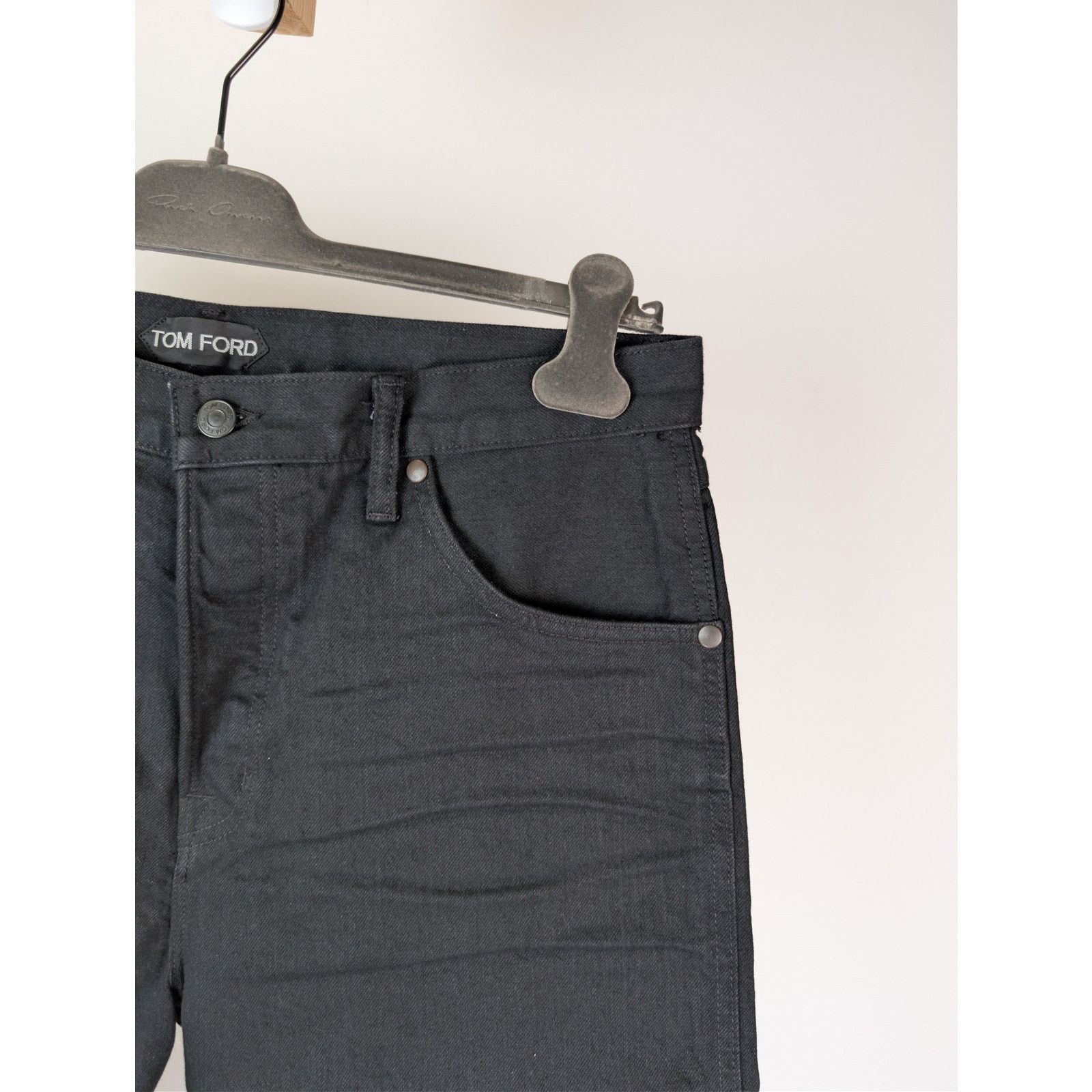 Tom Ford o1rshd1 Tapered Fit Denim Jeans in Black Size US 34 / EU 50 - 5 Thumbnail