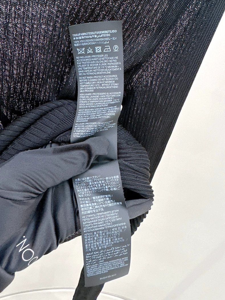 Saint Laurent Paris Saint Laurent Paris Black knit sweater Size L / US 10 / IT 46 - 5 Thumbnail