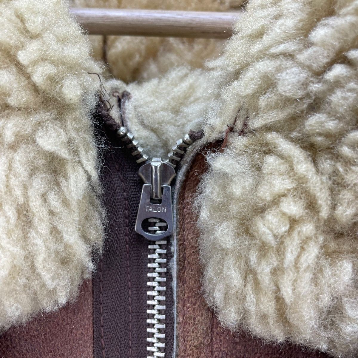Genuine Leather 🔥Vtg JA Dubow Mfg Type B3 Shearling Leather Jacket Size US S / EU 44-46 / 1 - 11 Thumbnail