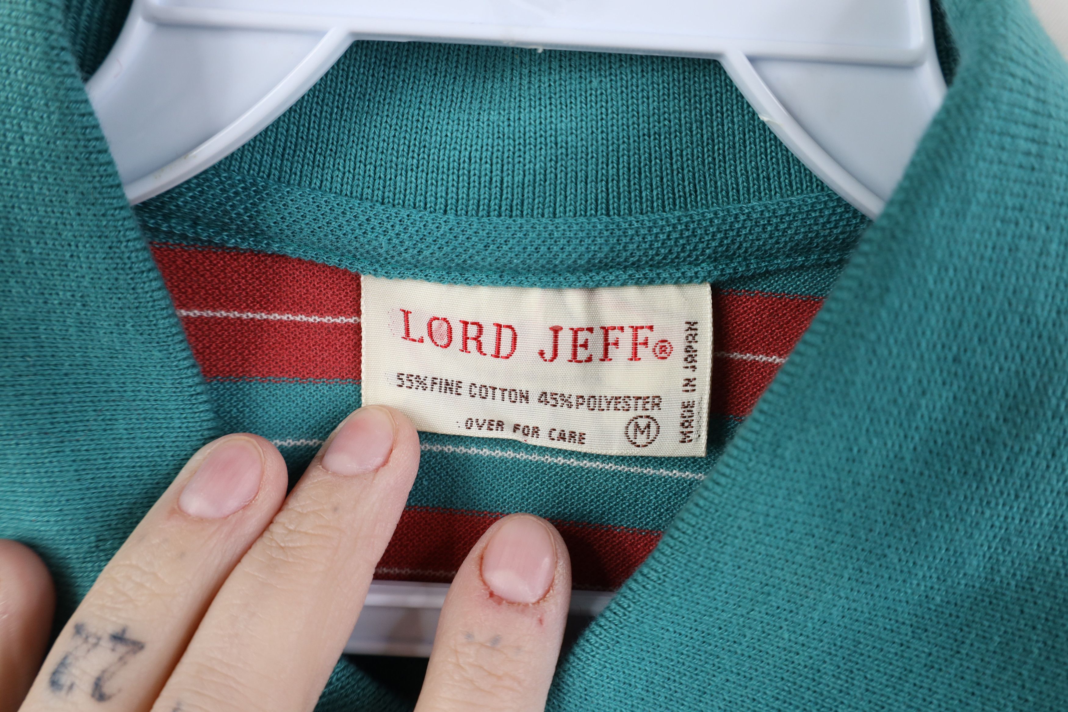 Vintage Vintage 70s Streetwear Block Knit Golf Polo Shirt Japan Size US M / EU 48-50 / 2 - 7 Thumbnail