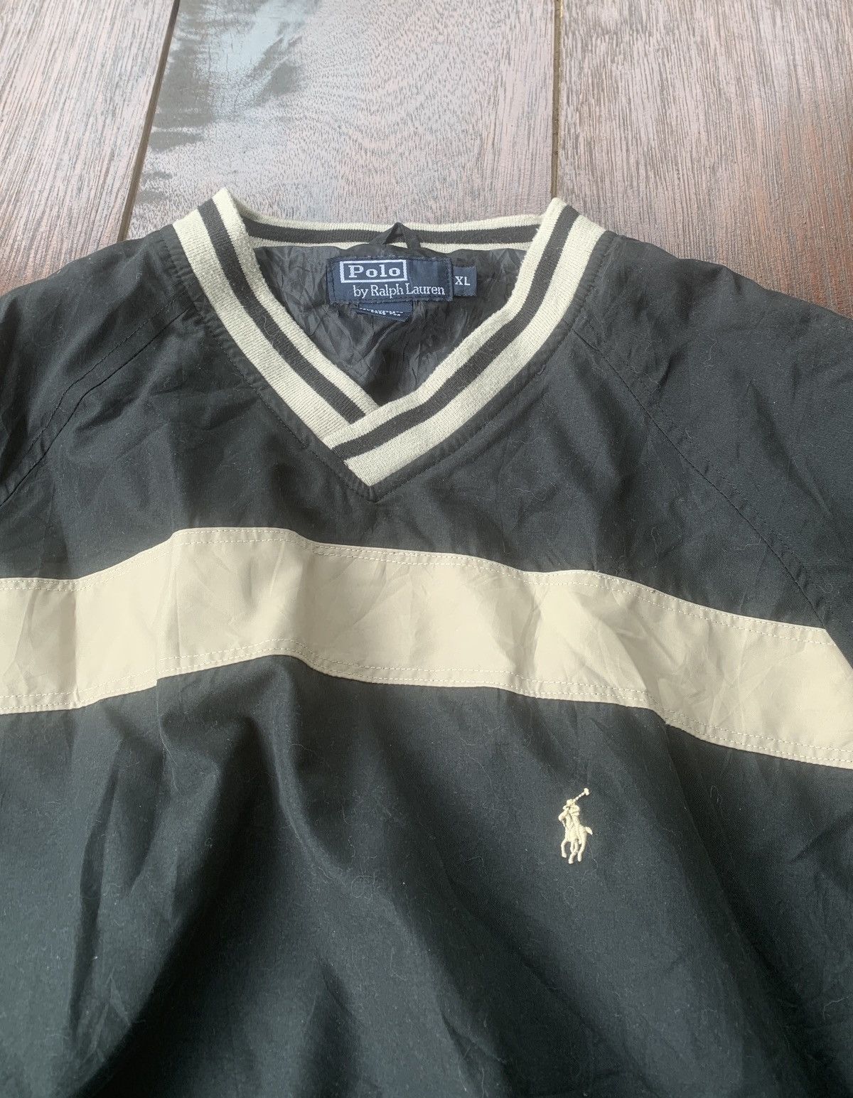Polo Ralph Lauren Vintage Polo Ralph Lauren black v neck Size US XL / EU 56 / 4 - 2 Thumbnail