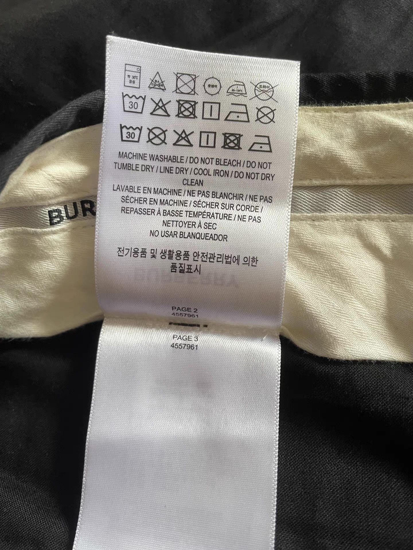 Burberry Burberry black casual pants, Size US 38 / EU 54 - 7 Thumbnail