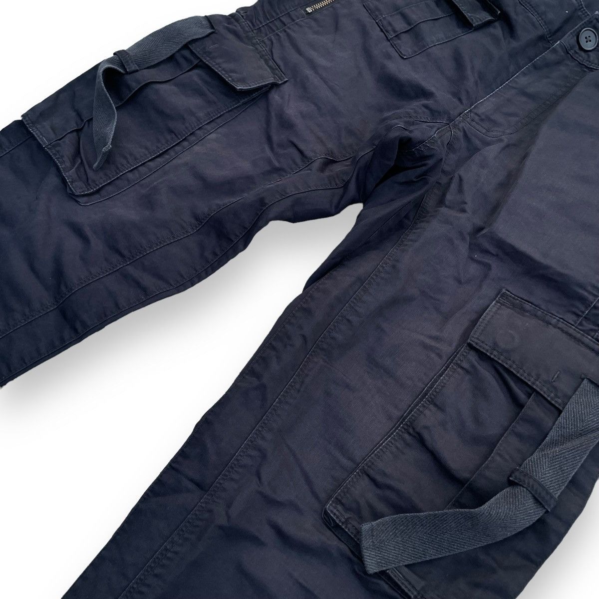 Black Barrett NEIL BARRET BY BLACK BARETT 7 POCKETS UTILITY CARGO PANTS Size US 31 - 6 Thumbnail