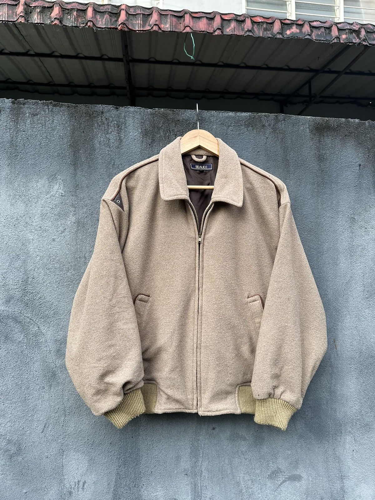 Vintage 👹Vintage Bealieu Wool Bomber Jacket Size US S / EU 44-46 / 1 - 3 Thumbnail