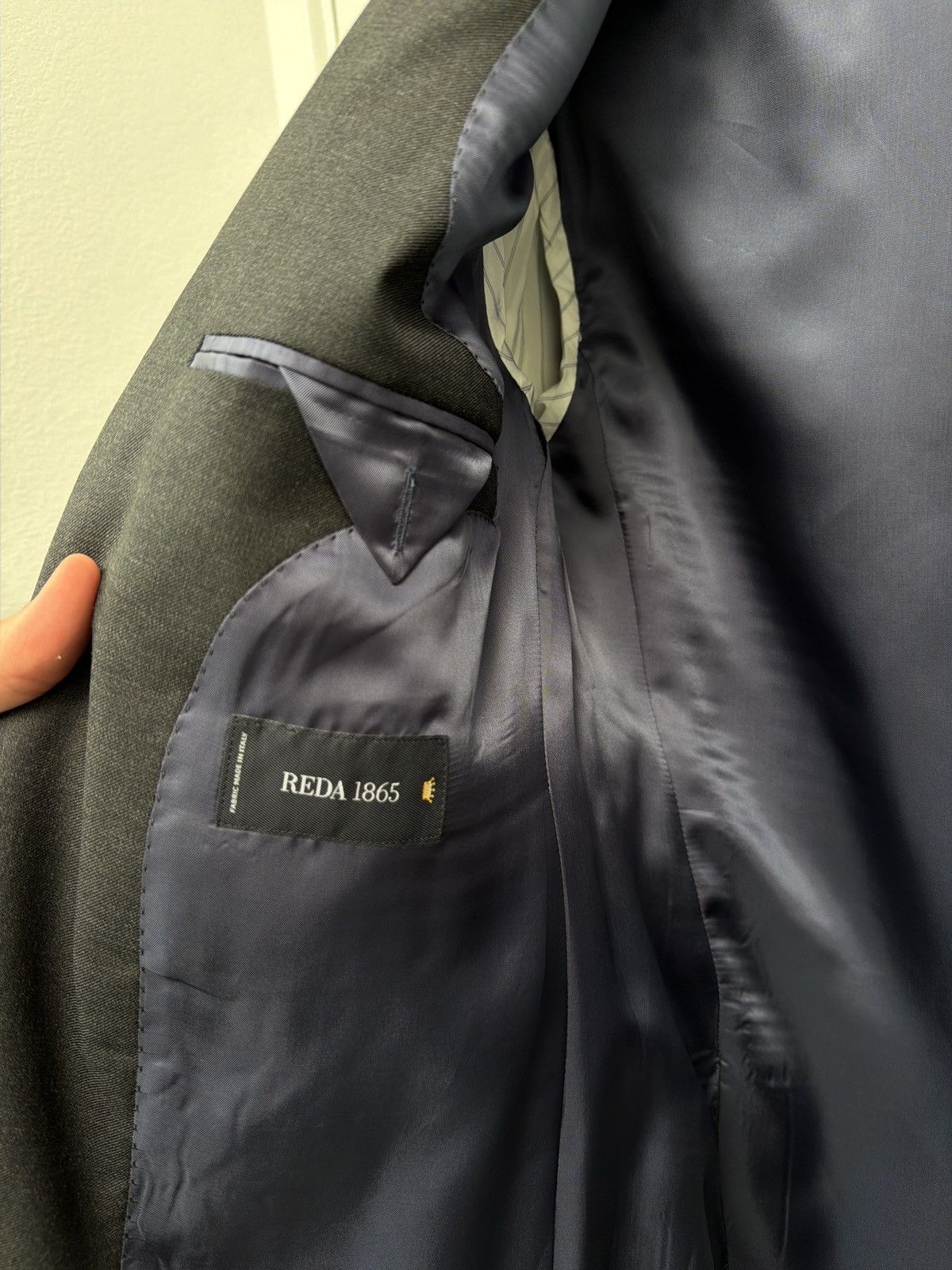 Suitsupply Dark Grey Napoli Suit Jacket Size 40L - 6 Thumbnail