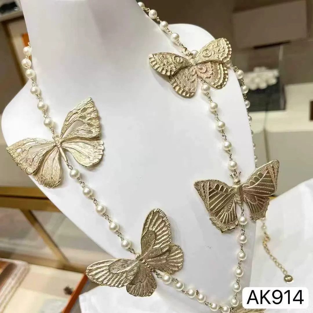 Dior Dior S24 Metamorphose Gold Butterfly Necklace Rare Size ONE SIZE - 9 Thumbnail