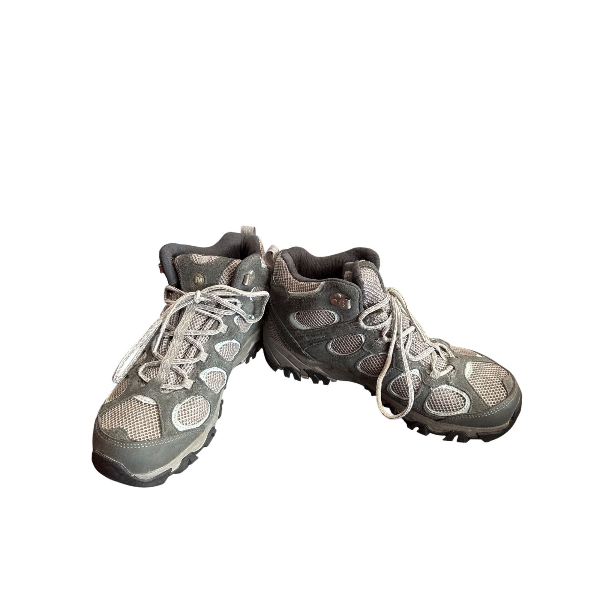 Merrell Merrell Womens Gray High Top Hiking Shoes Sneakers Size 9.5 Size US 9.5 / IT 39.5 - 1 Thumbnail