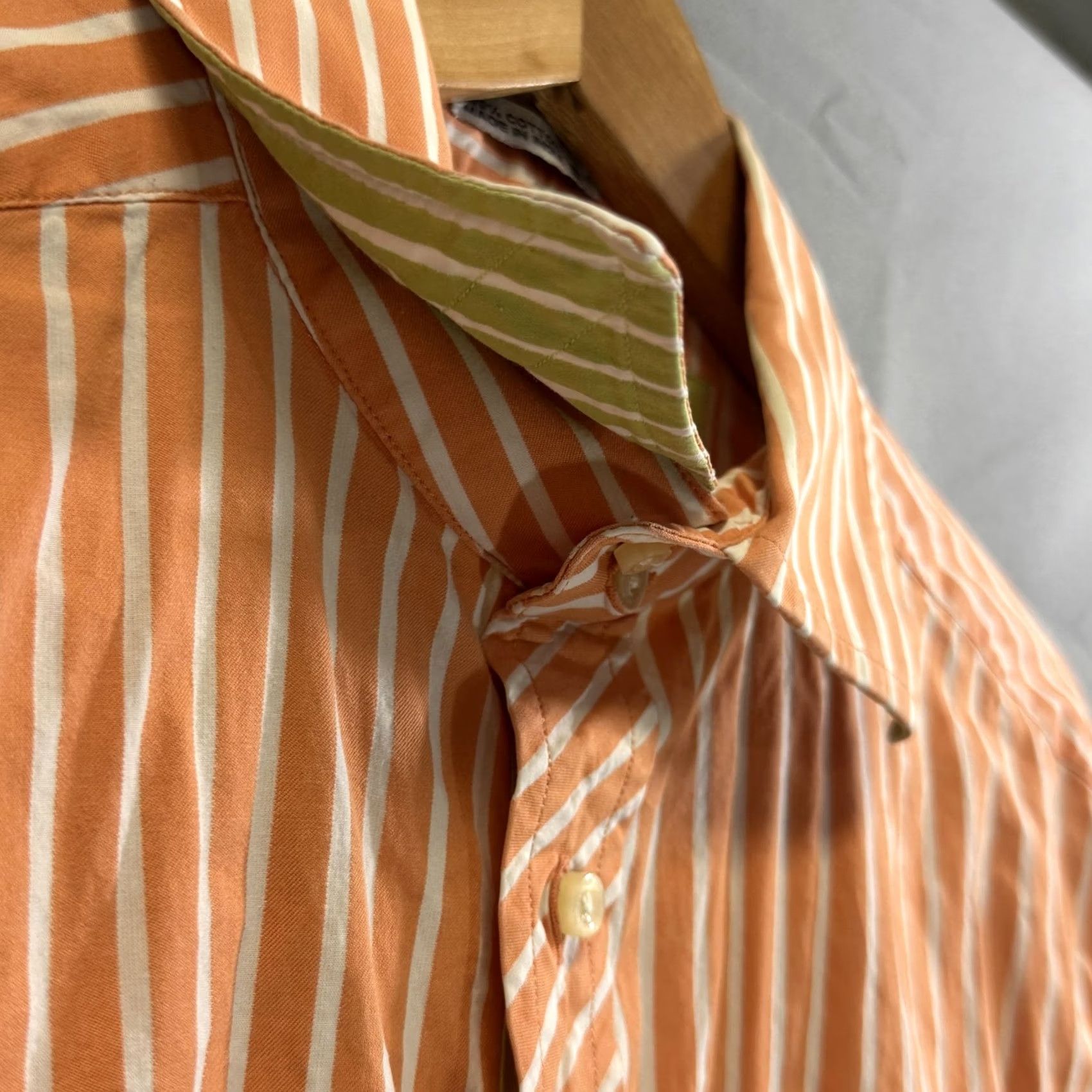 Robert Graham Robert Graham Shirt Mens Large Stripe Button Down Long Sleeve Dress Shirt Size 42R - 5 Thumbnail