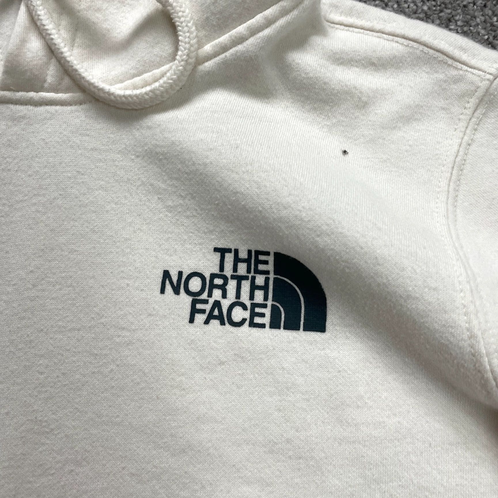 The North Face The North Face Graphic Hoodie Womens XS White Fleece Cotton Pullover Sweatshirt Size XS / US 0-2 / IT 36-38 - 3 Thumbnail