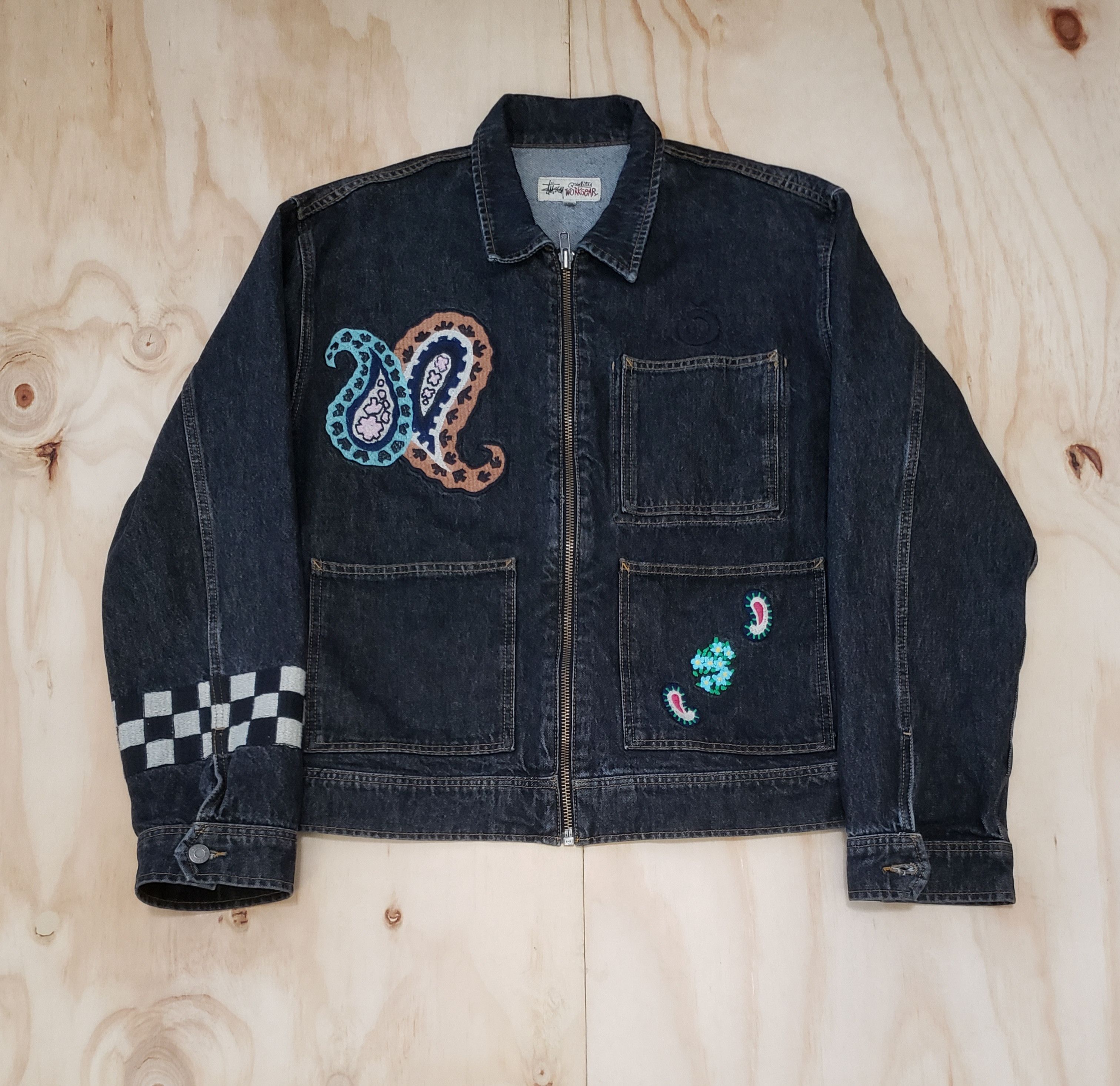 Stussy Stussy Noma Zip Work Denim Jacket | Grailed