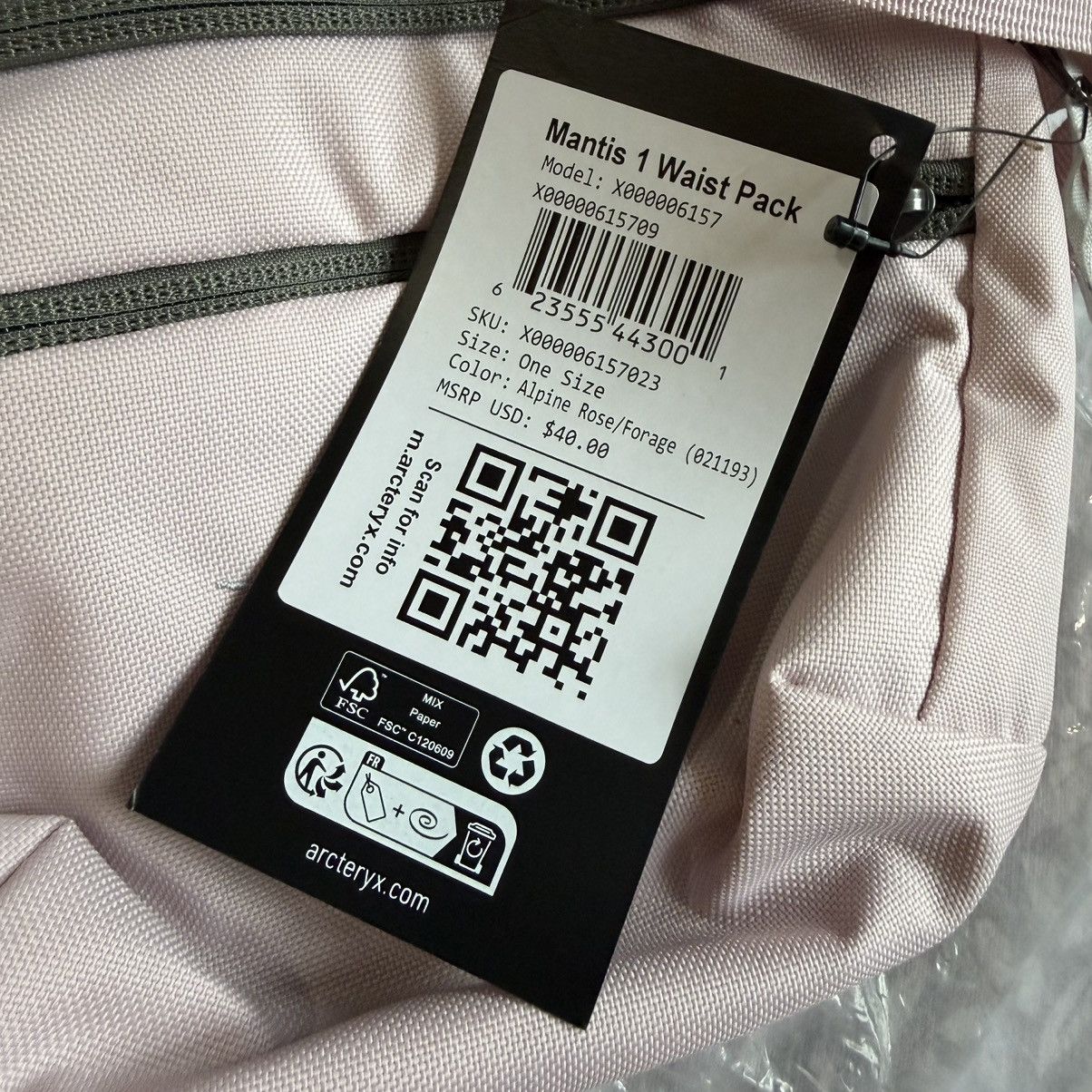 Arc'teryx Arc'teryx baby pink shoulder bag Size ONE SIZE - 4 Thumbnail