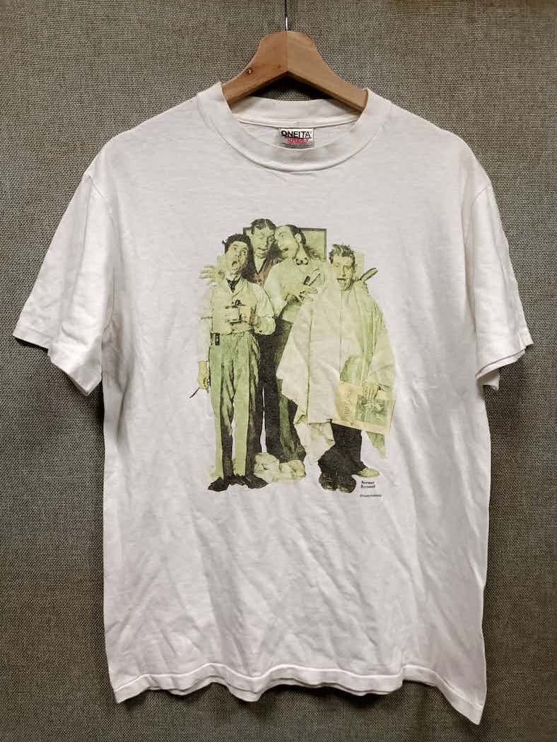 Vintage vintage 90s t shirt norman rockwell made in usa Size US M / EU 48-50 / 2 - 1 Thumbnail