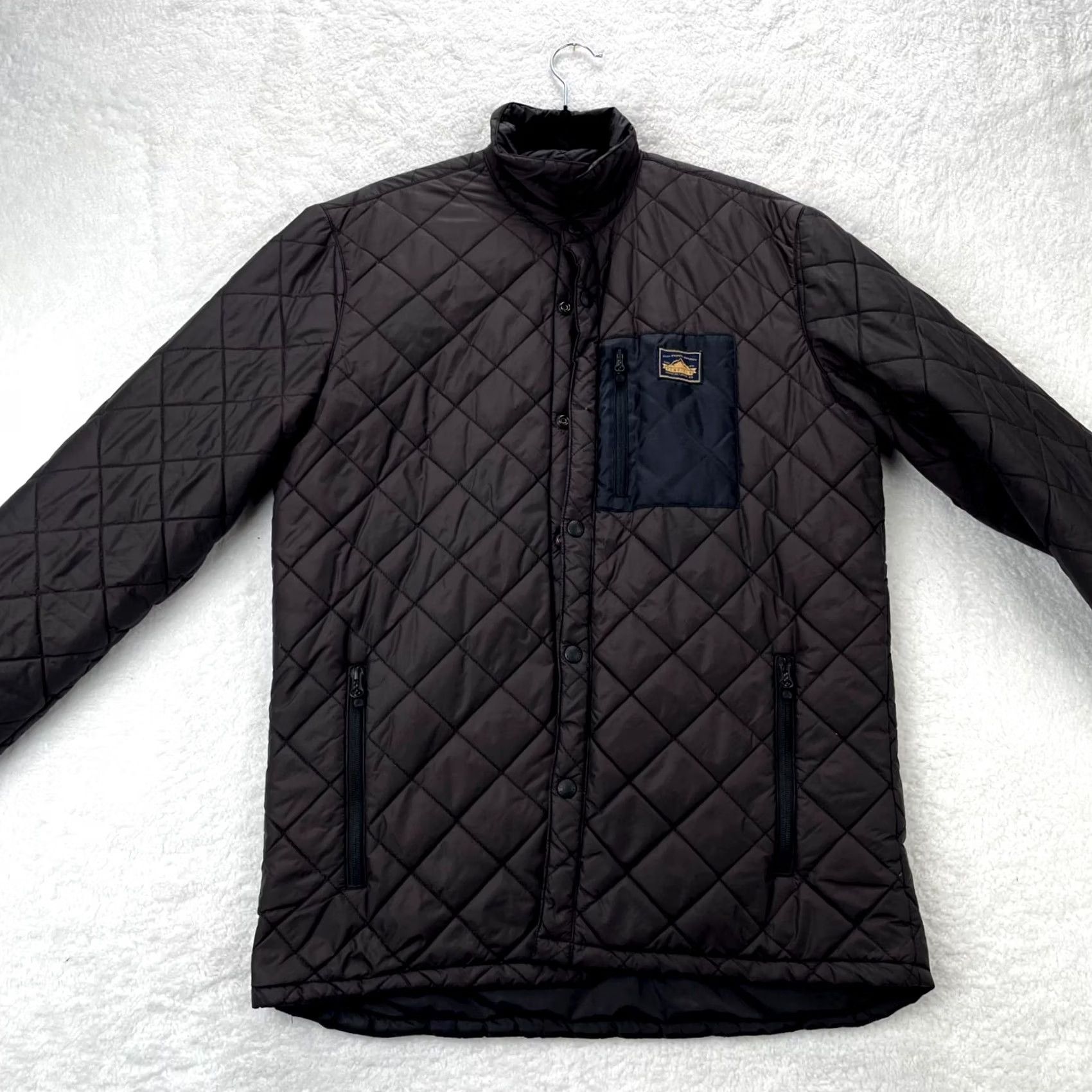 Penfield Penfield Jacket Mens Black Medium Puffer Quilted Coat Mock Neck Insulated Size US M / EU 48-50 / 2 - 6 Thumbnail
