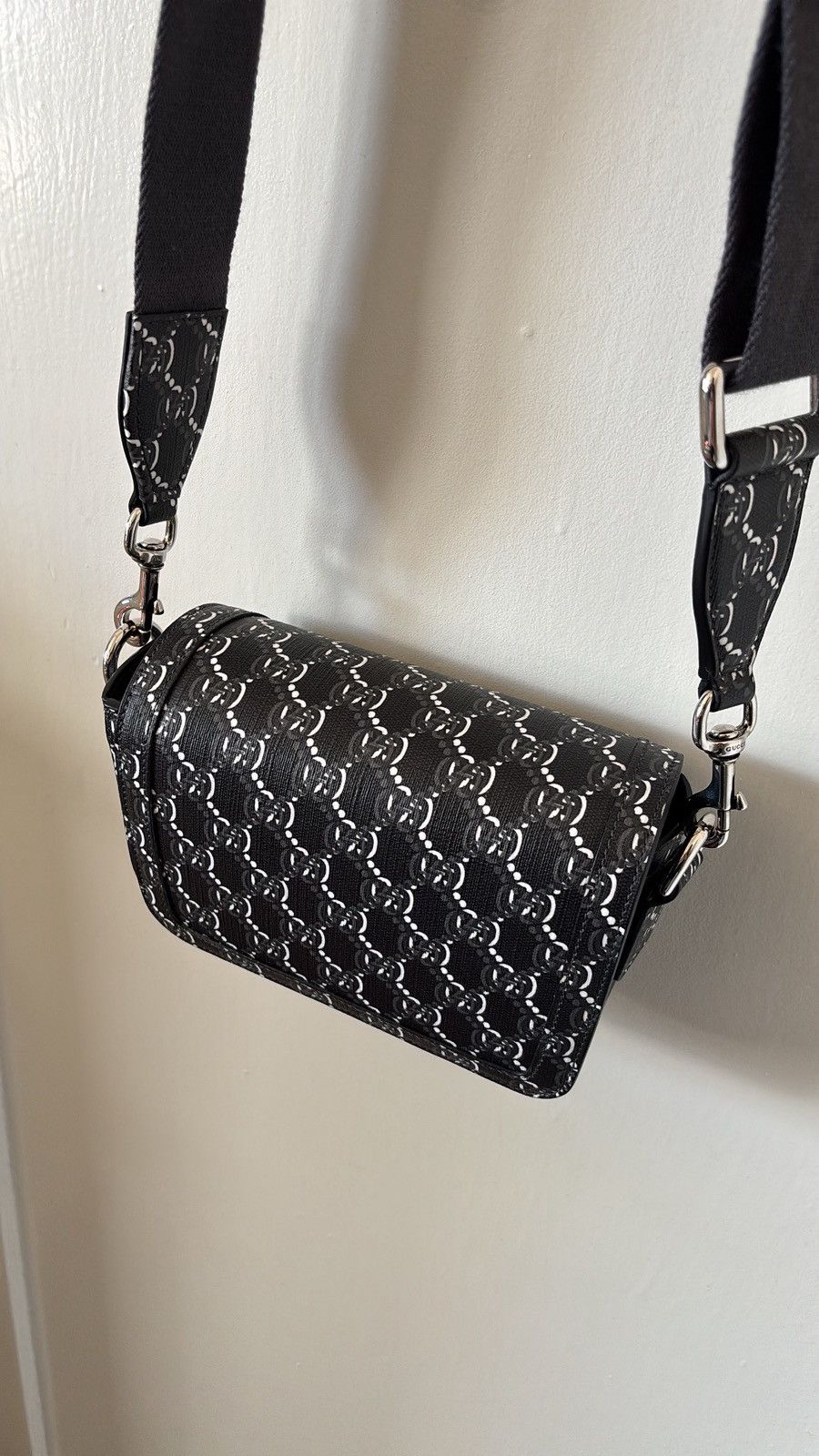 Gucci GG Shadow Super Mini 2024 Grey Messenger bag