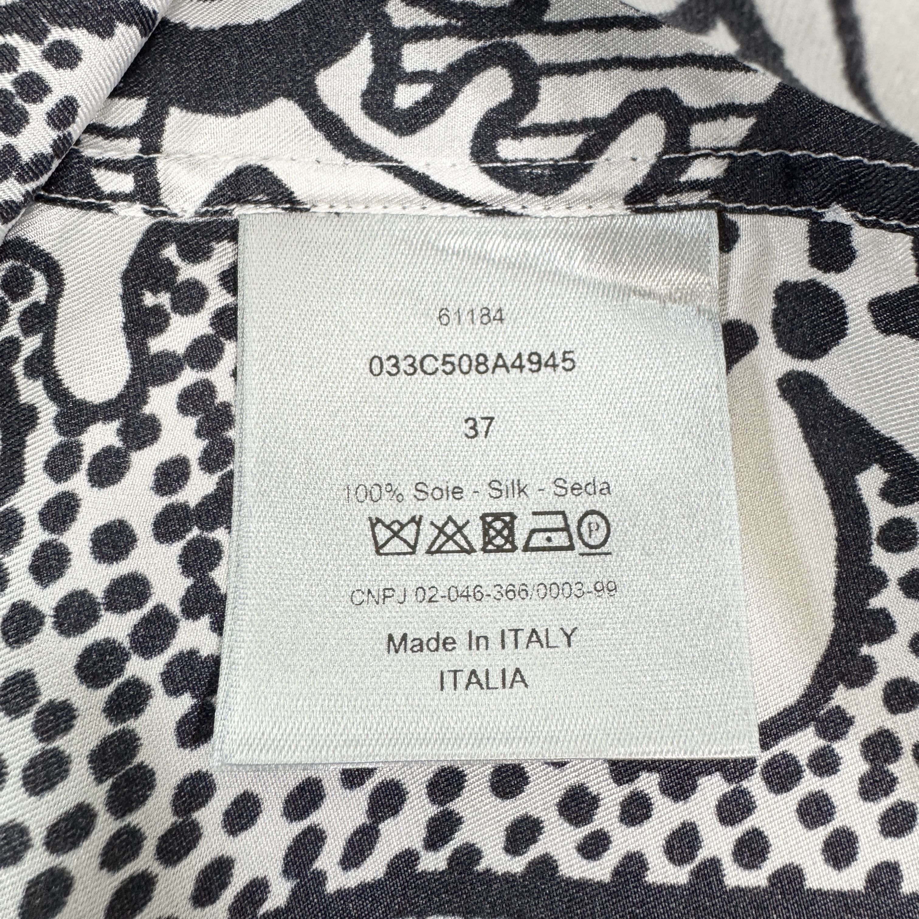 Dior Dior x Stussy Floral Hawaiian Runway Shirt Black RRP £1350 Size US S / EU 44-46 / 1 - 11 Thumbnail