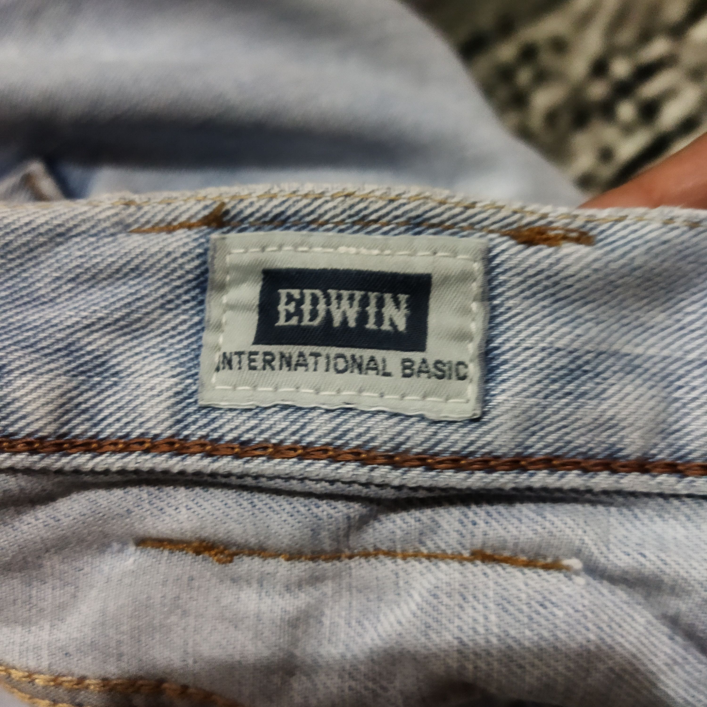 Edwin × Vintage VINTAGE EDWIN LIGHT BLUE DISTRESSED JEANS PANTS Size US 32 / EU 48 - 12 Thumbnail