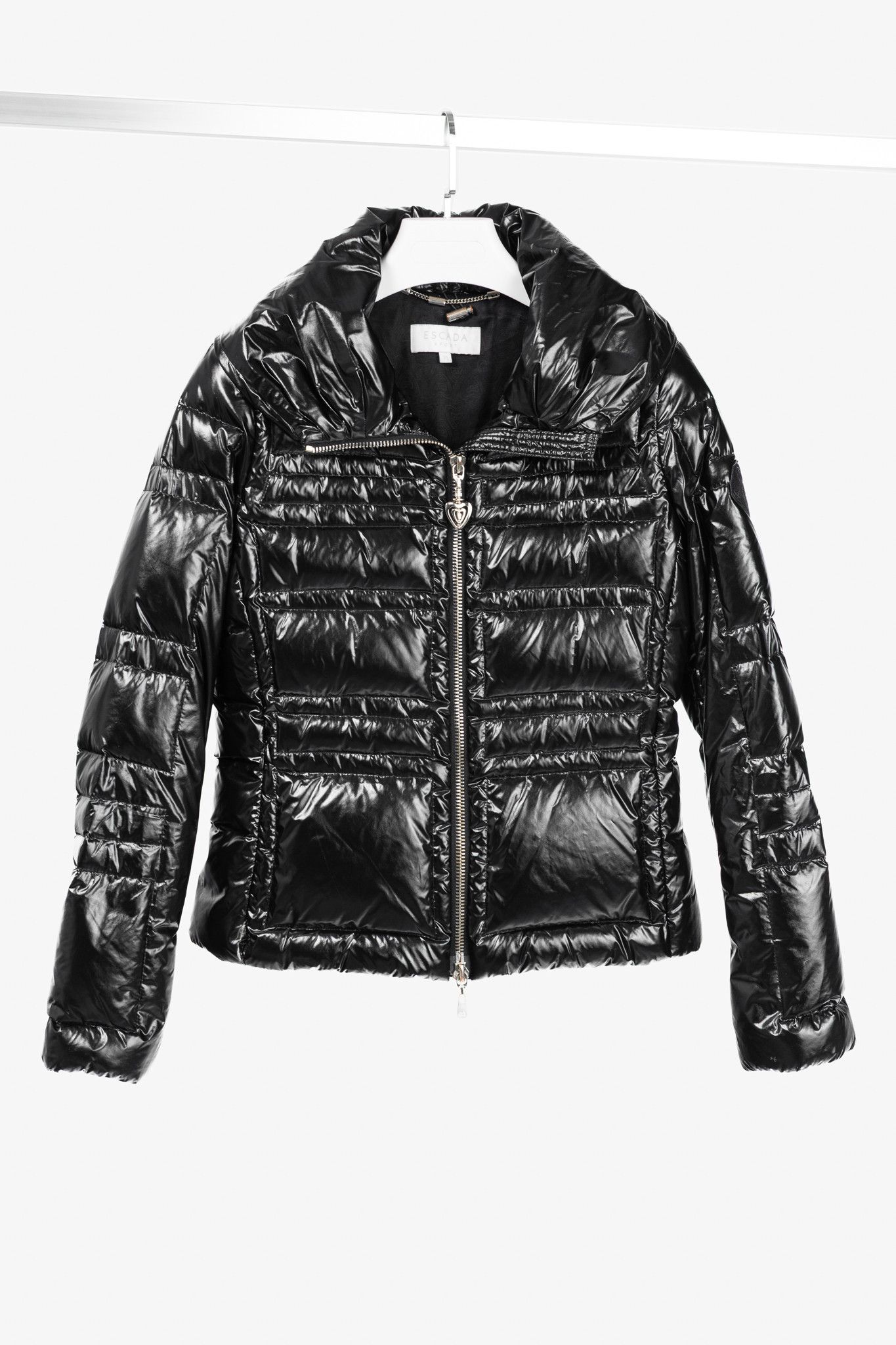 Escada Escada Sport Mari Black Nylon Quilted Puffer Jacket Size S / US 4 / IT 40 - 1 Thumbnail