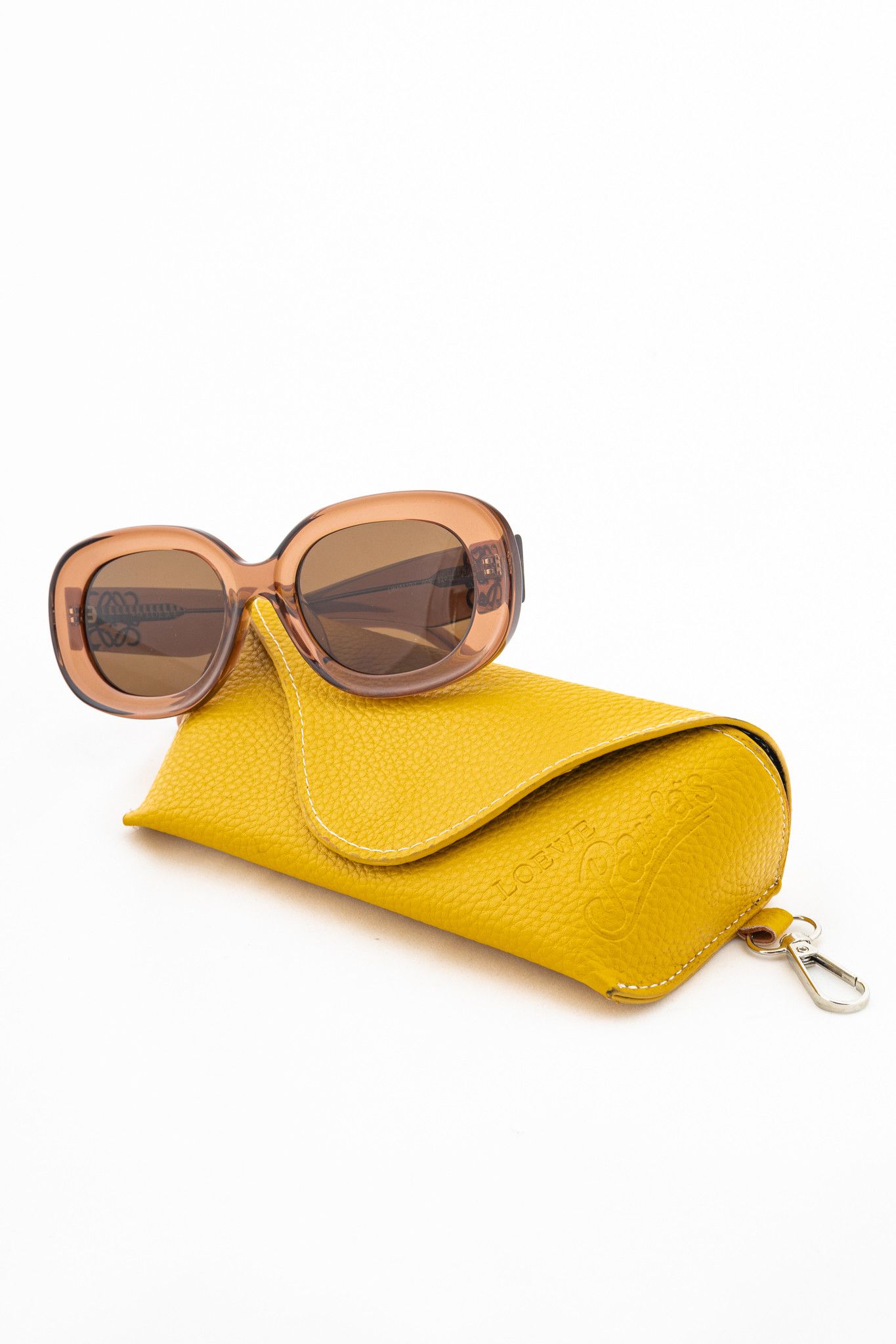 Loewe Loewe LW40120U Blush Acetate Anagram Sunglasses Size ONE SIZE - 9 Thumbnail