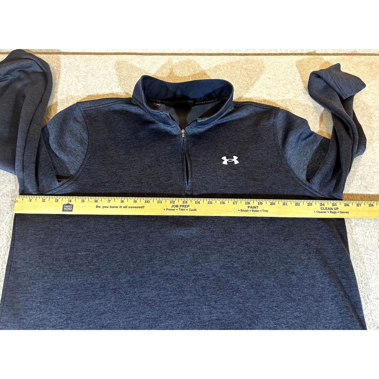 Under Armour Under Armour Sweater Mens 2XL XXL Blue UA Storm 1/4 Zip Fleece Pullover Golf Size US XXL / EU 58 / 5 - 3 Thumbnail
