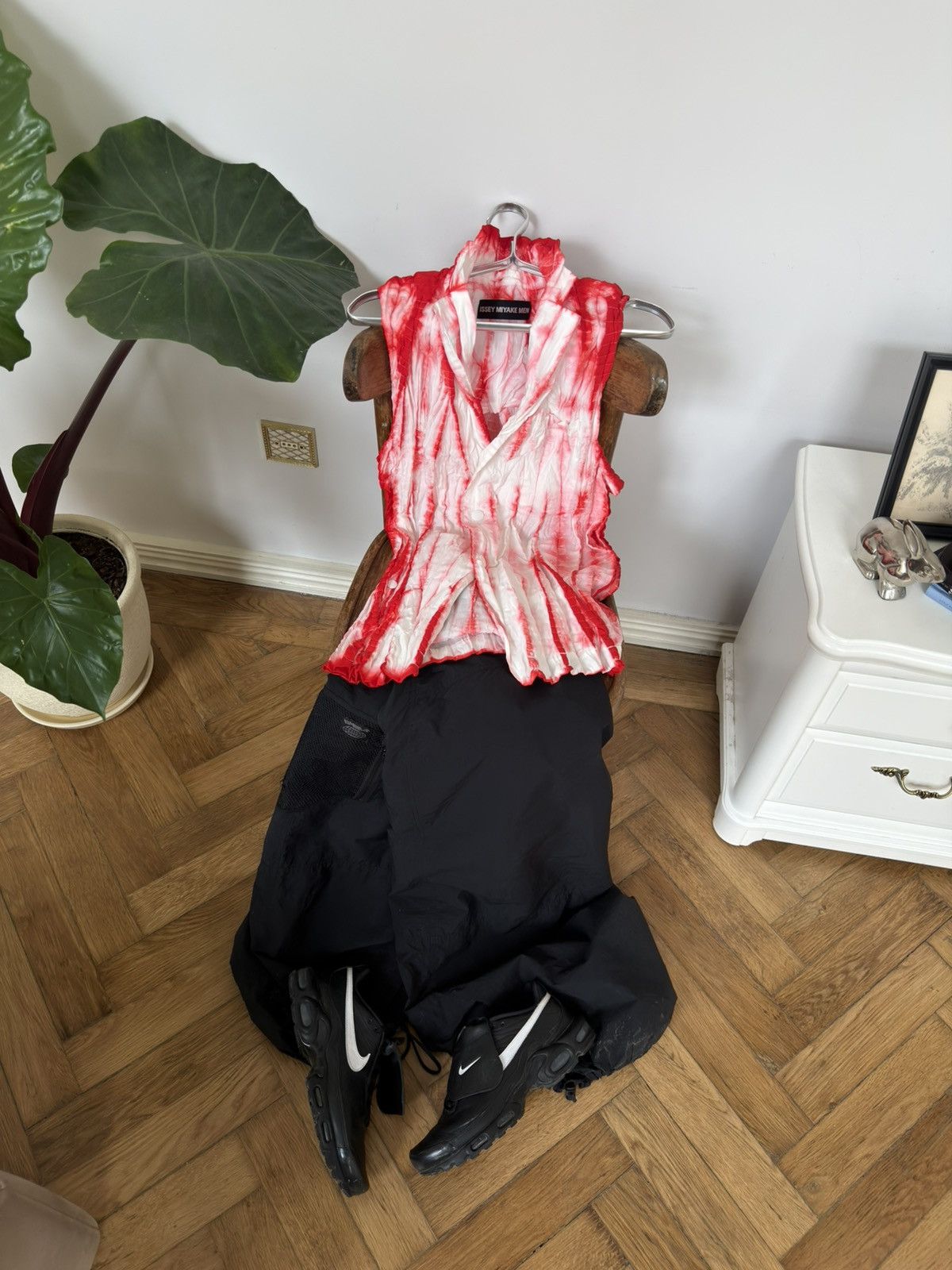 Issey miyake man archive blood vest