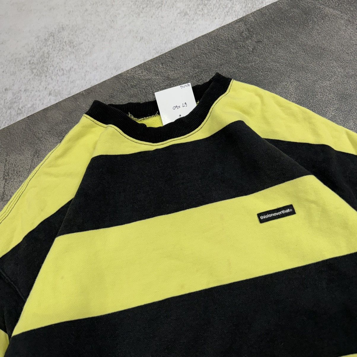 thisisneverthat THISISNEVERTHAT stripe oversized sweatshirt Size US L / EU 52-54 / 3 - 3 Thumbnail