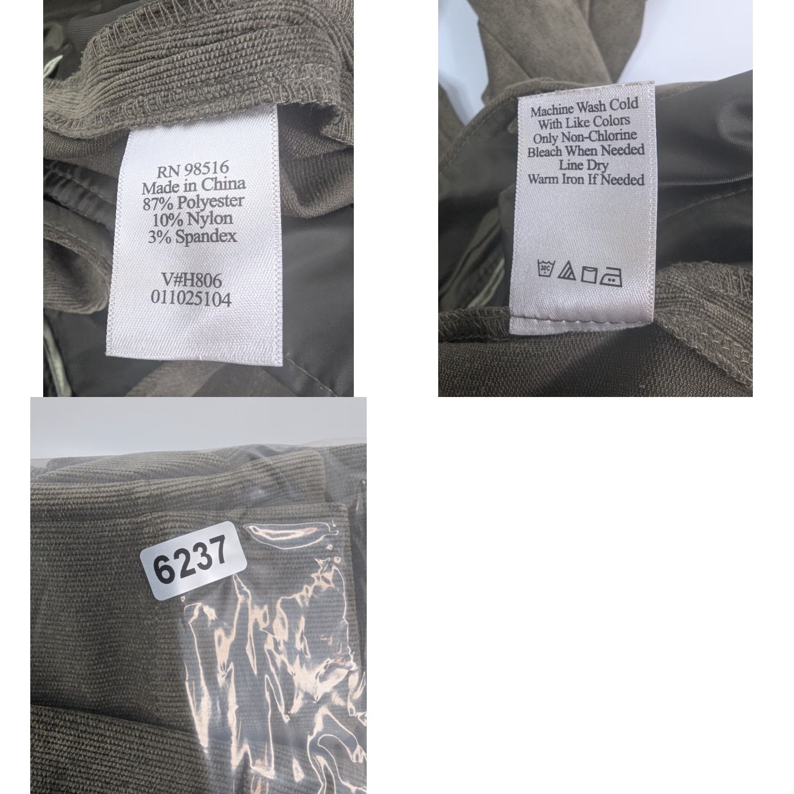 Coldwater Creek Coldwater Creek Womens Whisper Corduroy Tousers Pants Size 4 Olive Green Size 27" / US 4 / IT 40 - 9 Thumbnail