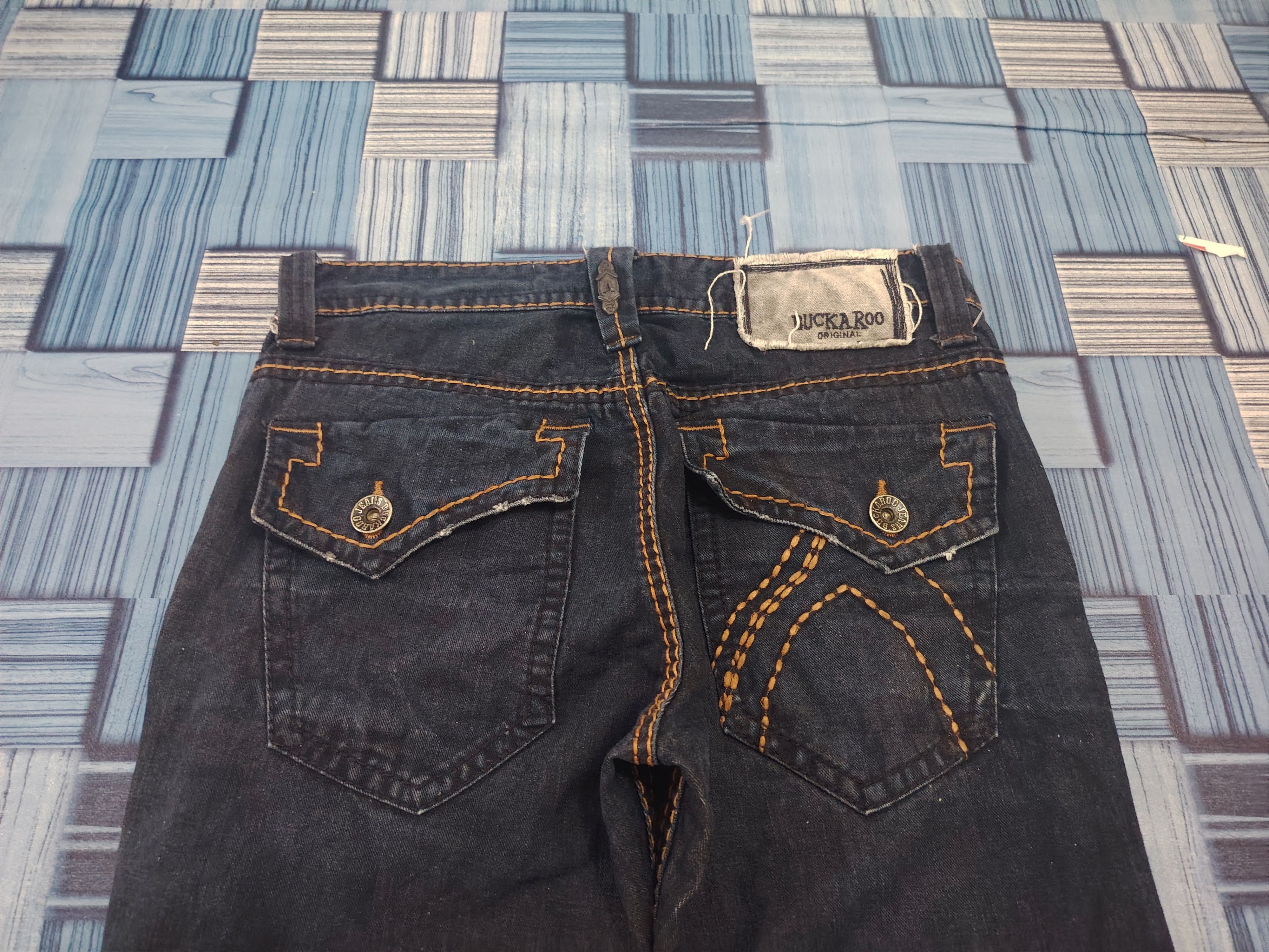BUCKAROO Japanese Buckaroo Jeans Brown Stitch Size US 32 / EU 48 - 12 Thumbnail