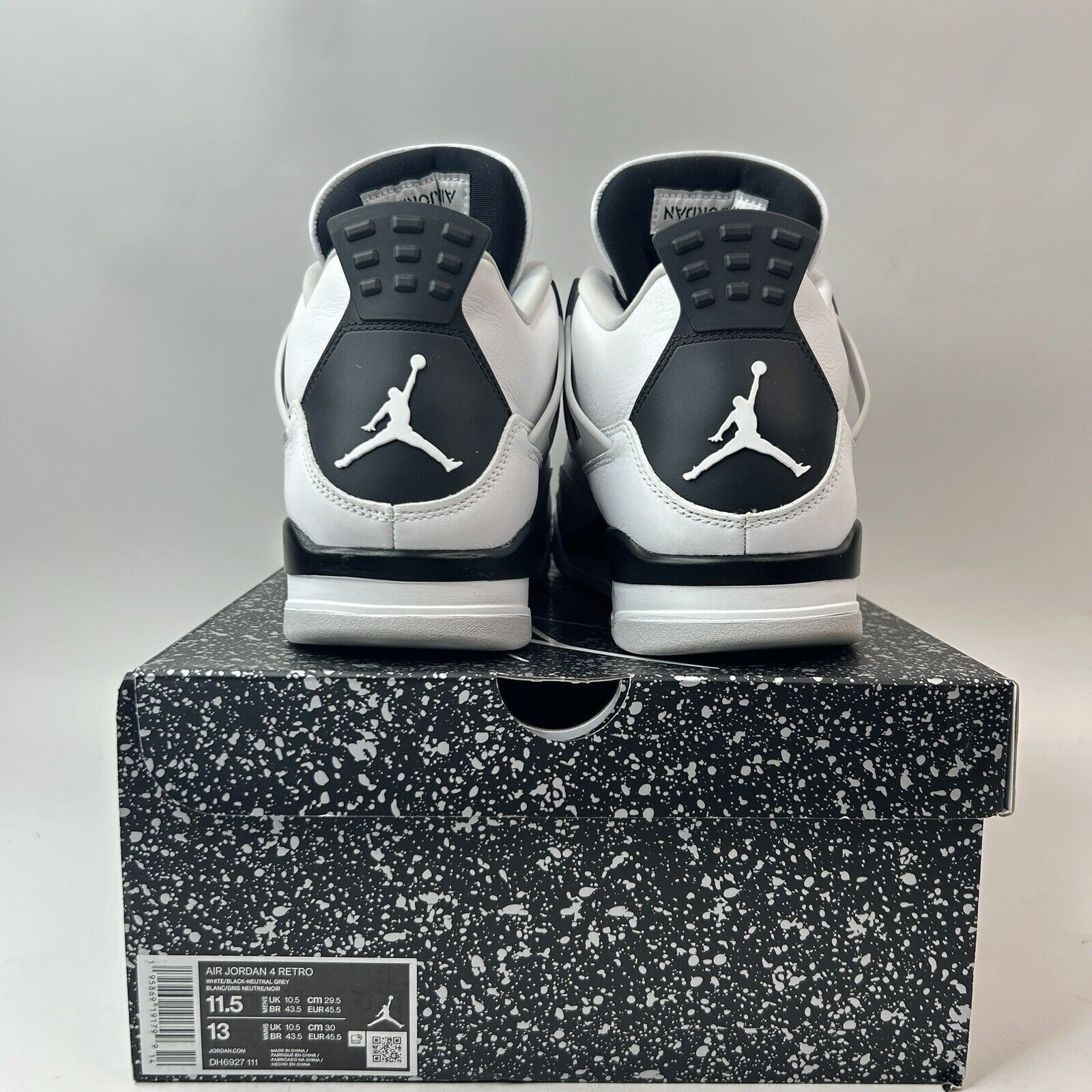 Jordan Brand Nike Air Jordan 4 Retro “Military Black White Grey” 2023 Size US 11.5 / EU 44-45 - 5 Thumbnail